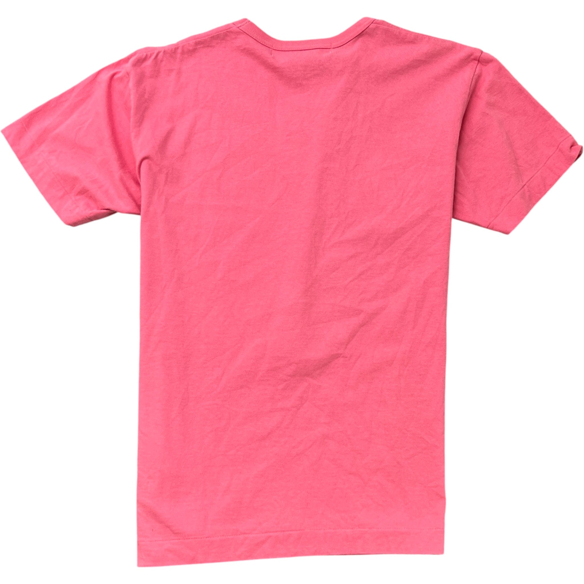 Men's Heart Logo T-Shirt Pink Size L