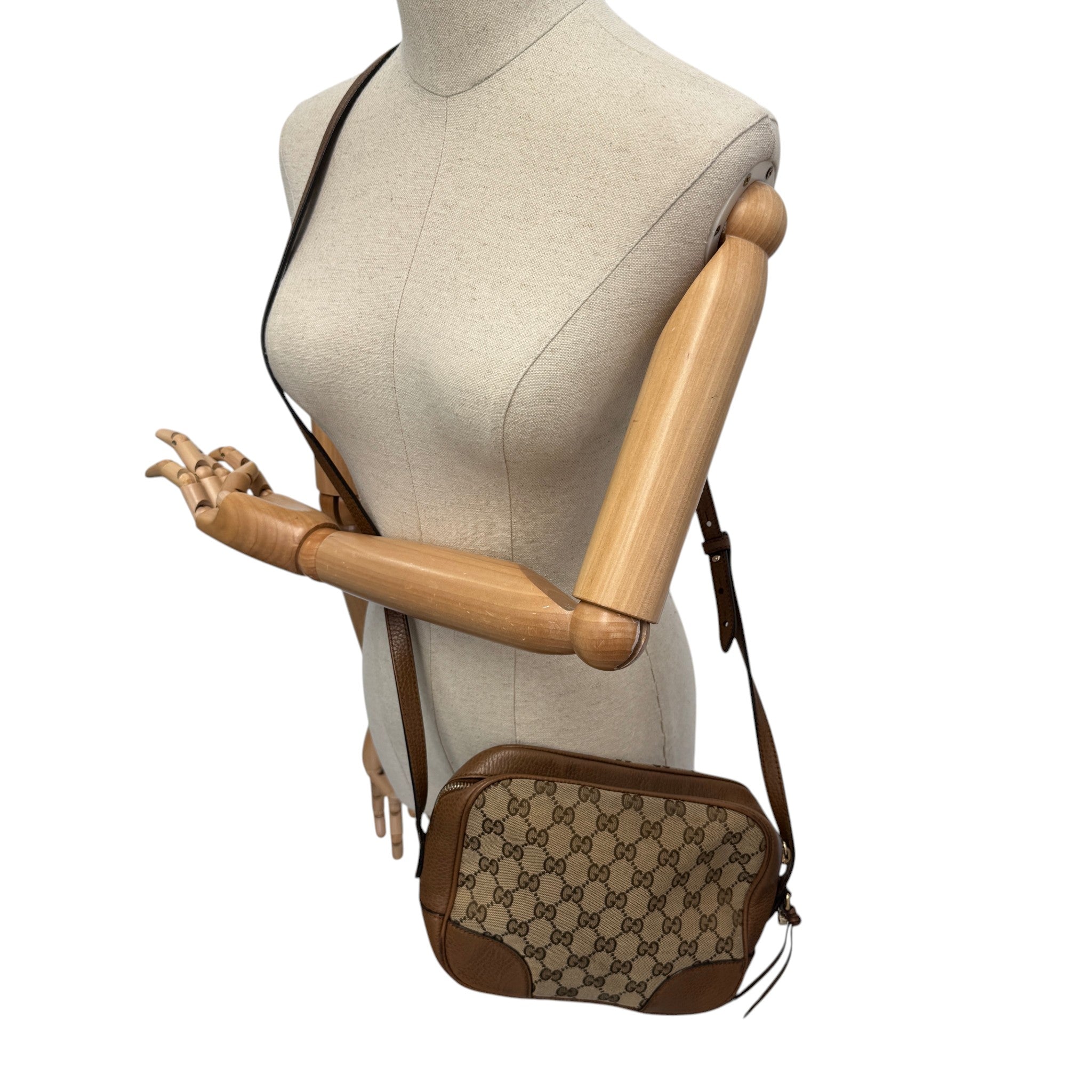 Women's Gg Supreme Camera Bag Beige