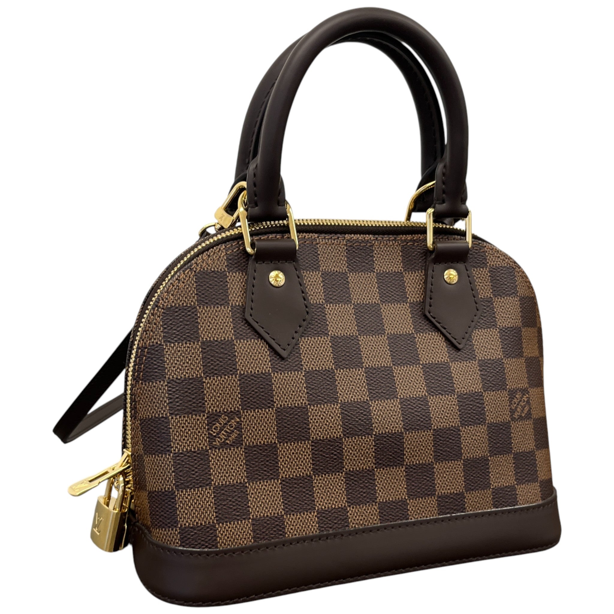 Men's Damier Ebene Alma Bb Bag Brown