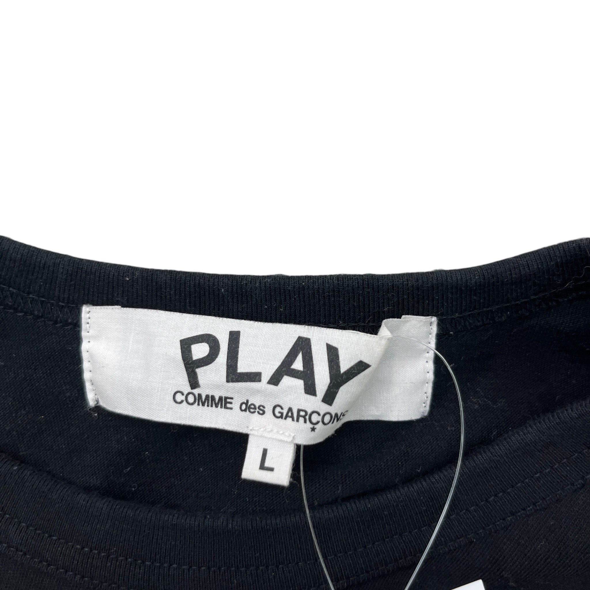 Men's Heart Logo T-Shirt Black Size L