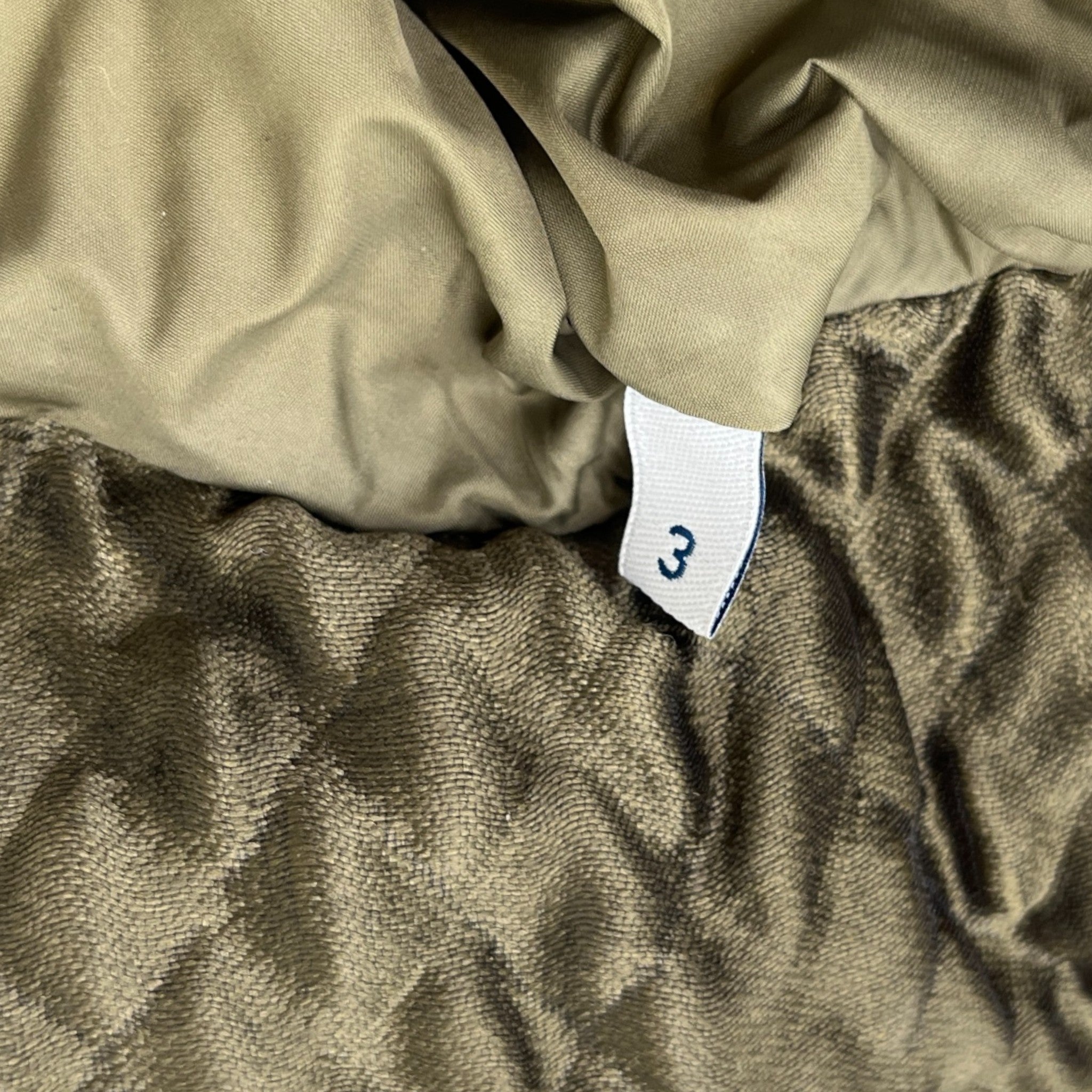 Women's Bady Down Jacket Khaki Size 3 / UK 14