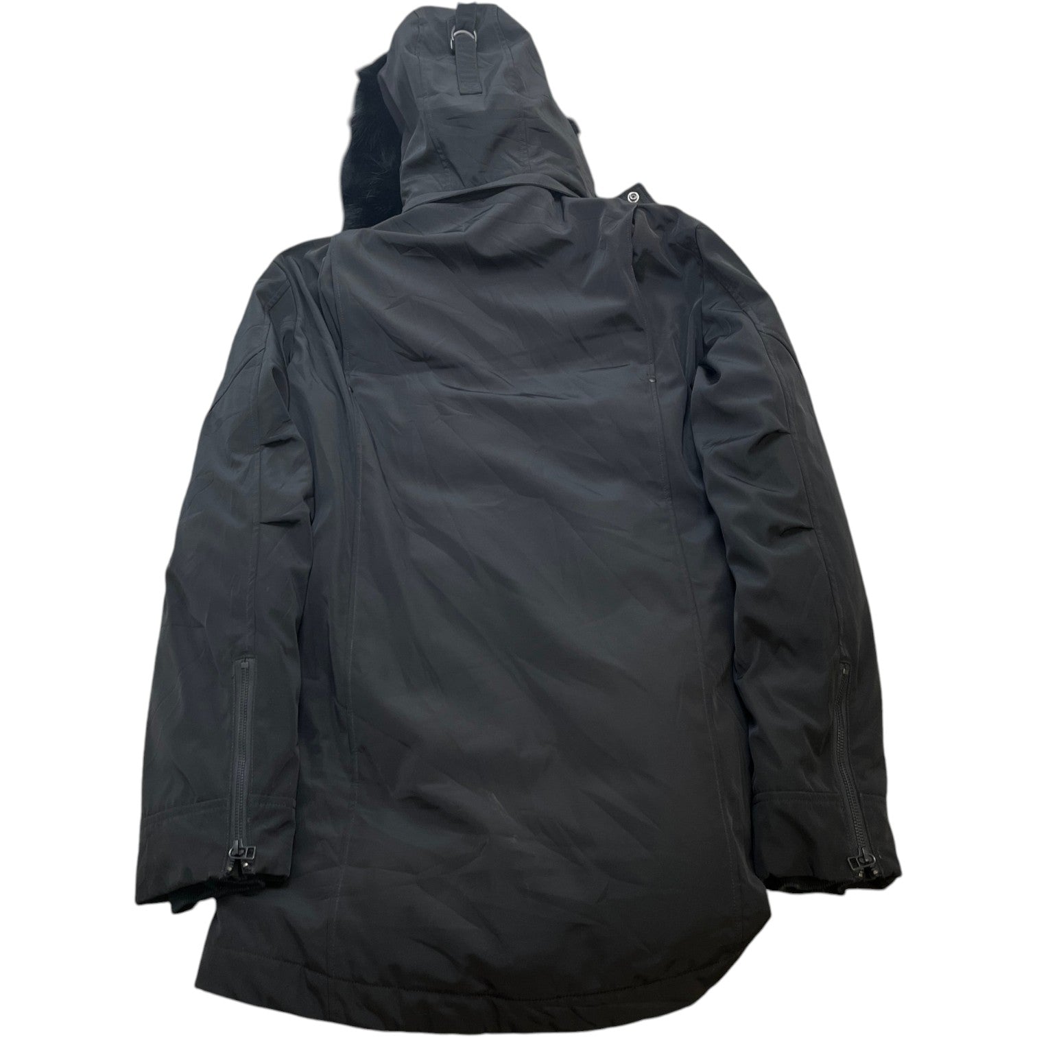 Men's 3Q Parka Down Jacket Black Size S