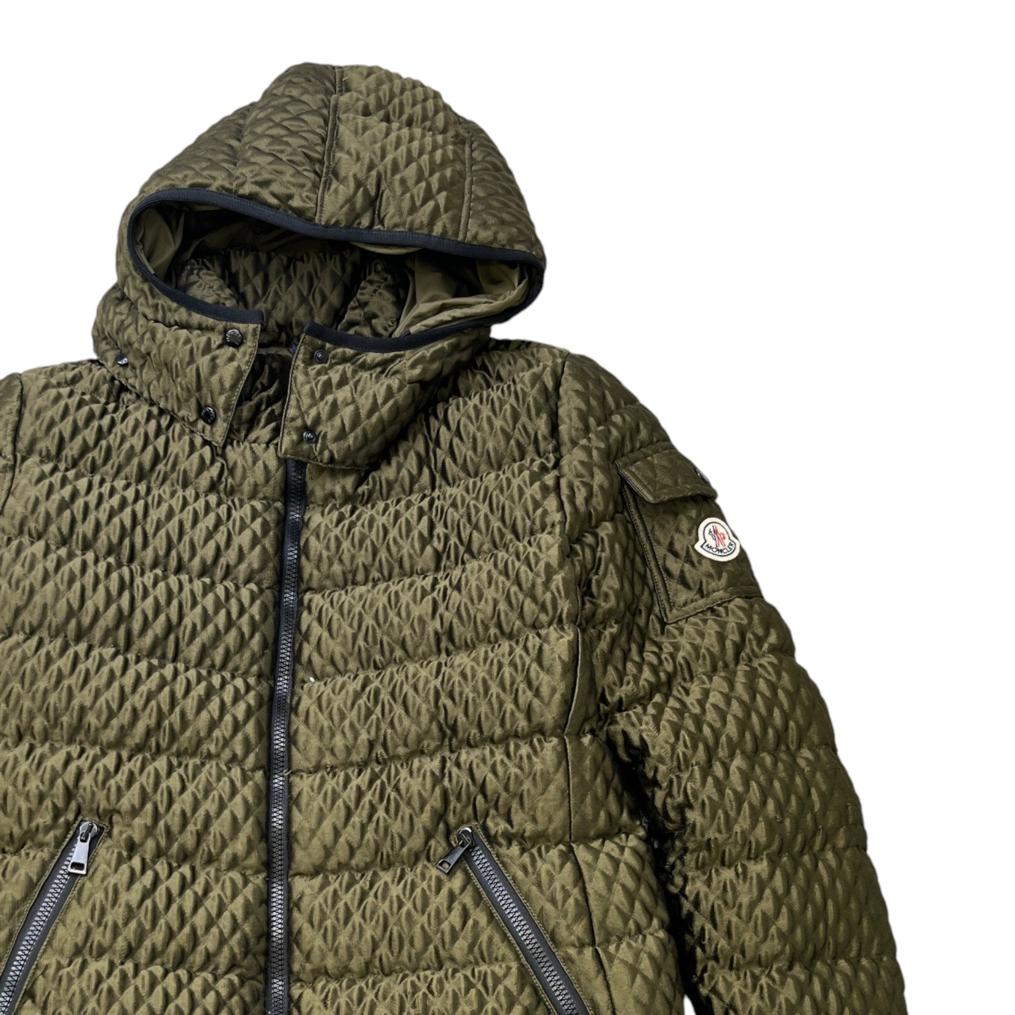 Women's Bady Down Jacket Khaki Size 3 / UK 14