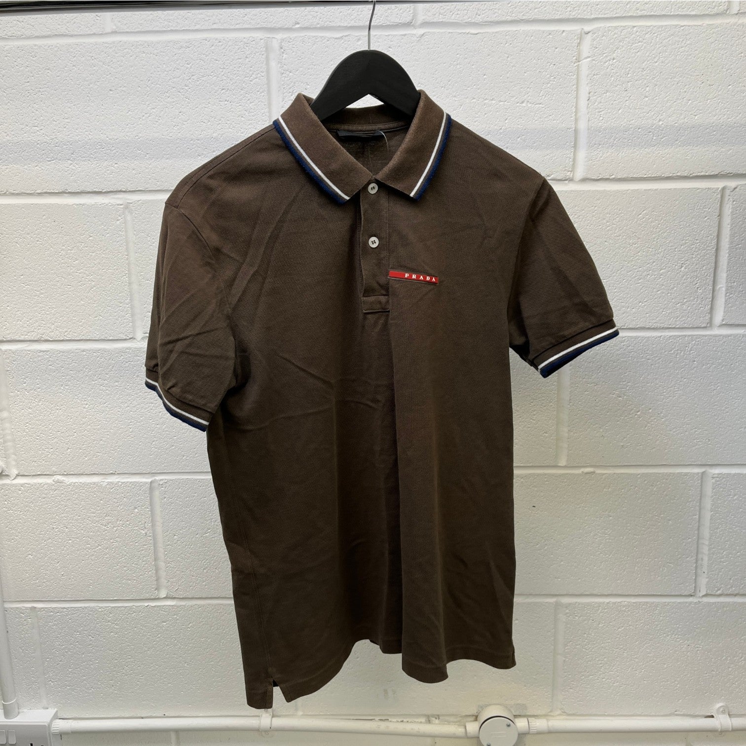 Men's Linea Rossa Polo Shirt Khaki Size M