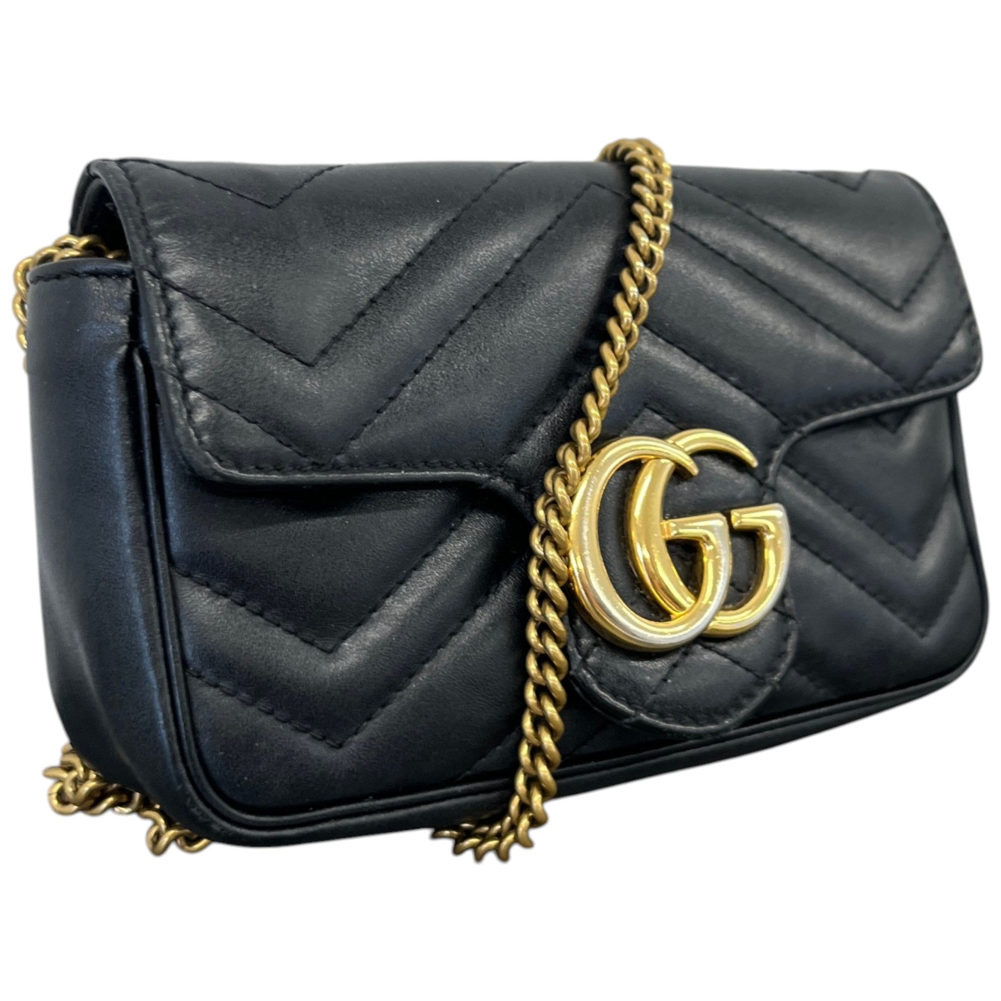 Women's Gg Marmont Super Mini Bag Black