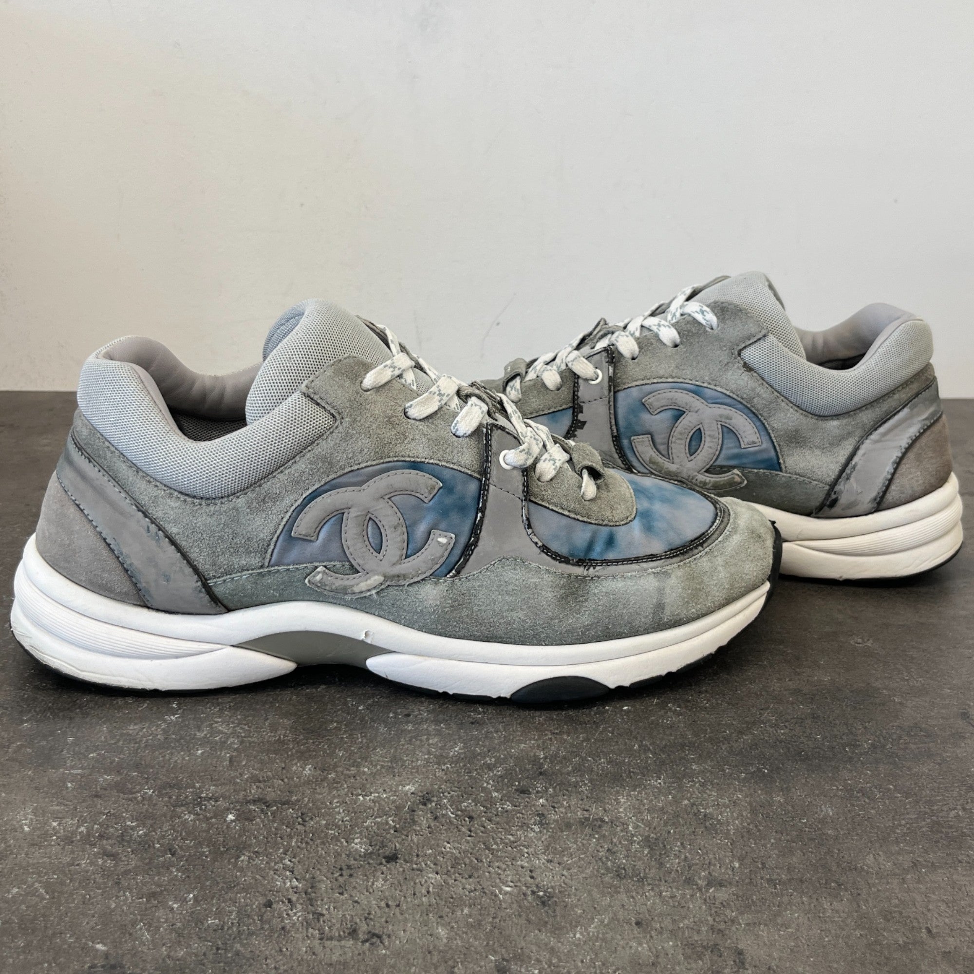 Men's Cc Runners Low Trainers Green Size EU 44 / UK 10