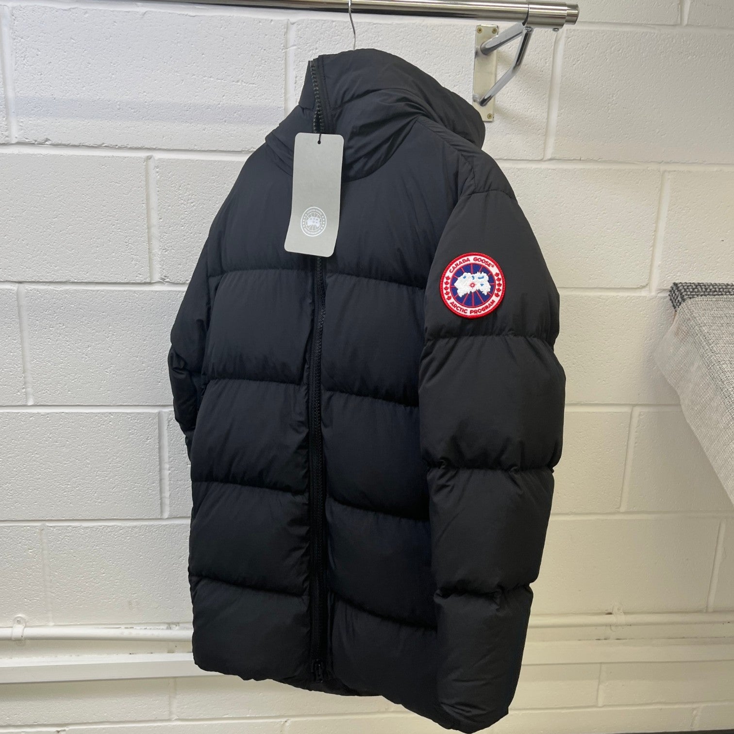 Men's Lawrence Puffer Down Jacket Black Size M