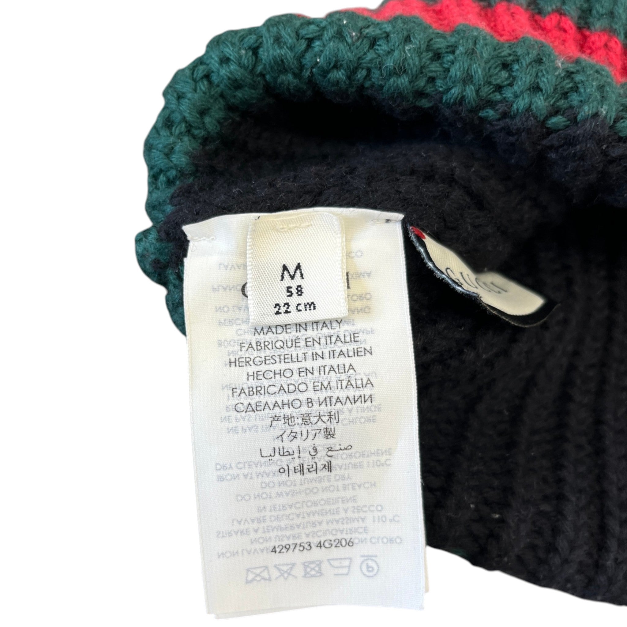 Men's Web Hem Hat Black Size M