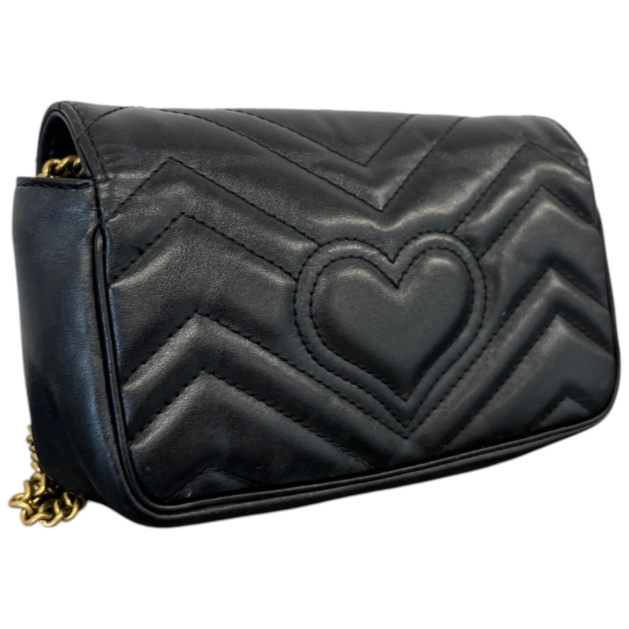 Women's Gg Marmont Super Mini Bag Black