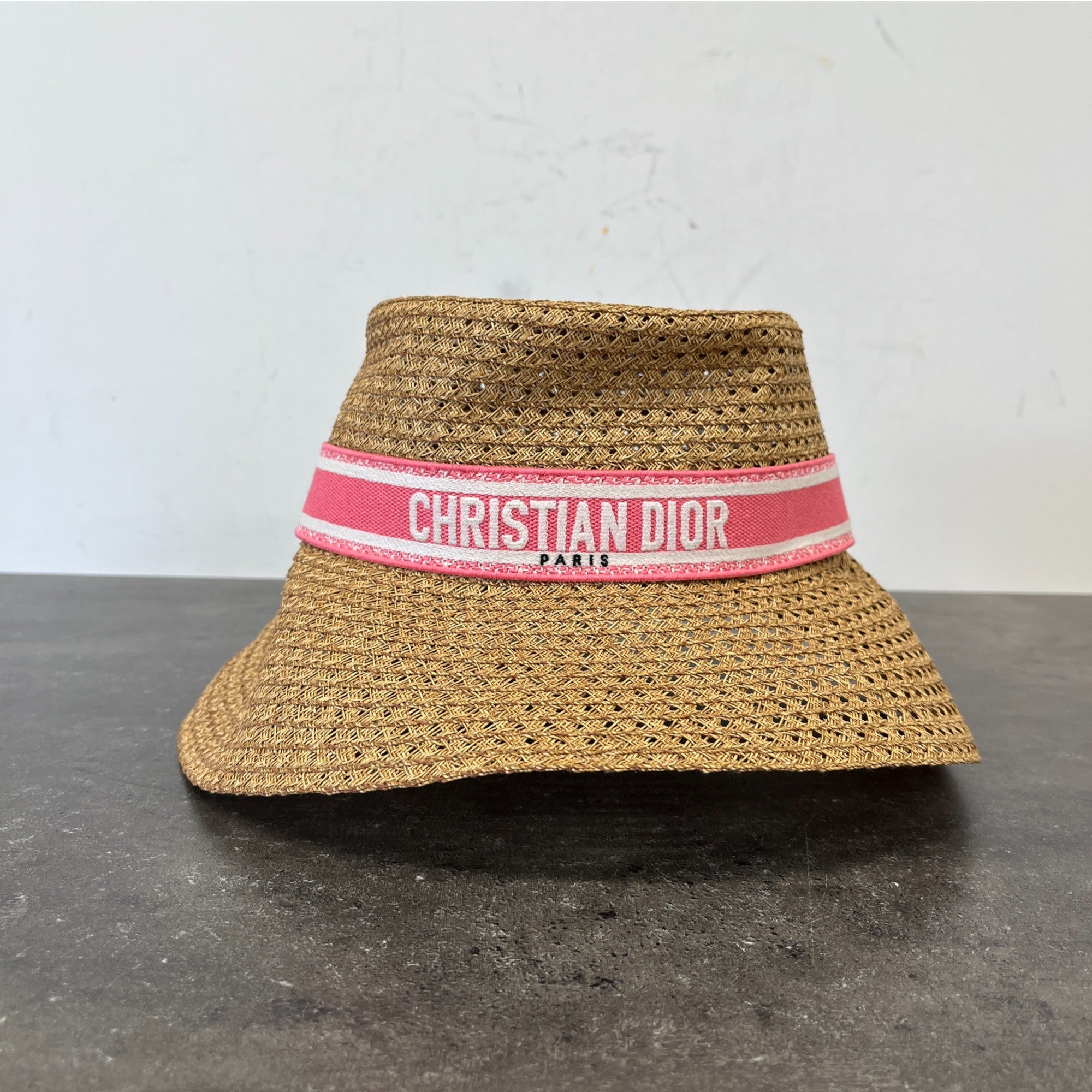 Women's Dioriviera D-Bobby Large Brim Bucket Hat Brown
