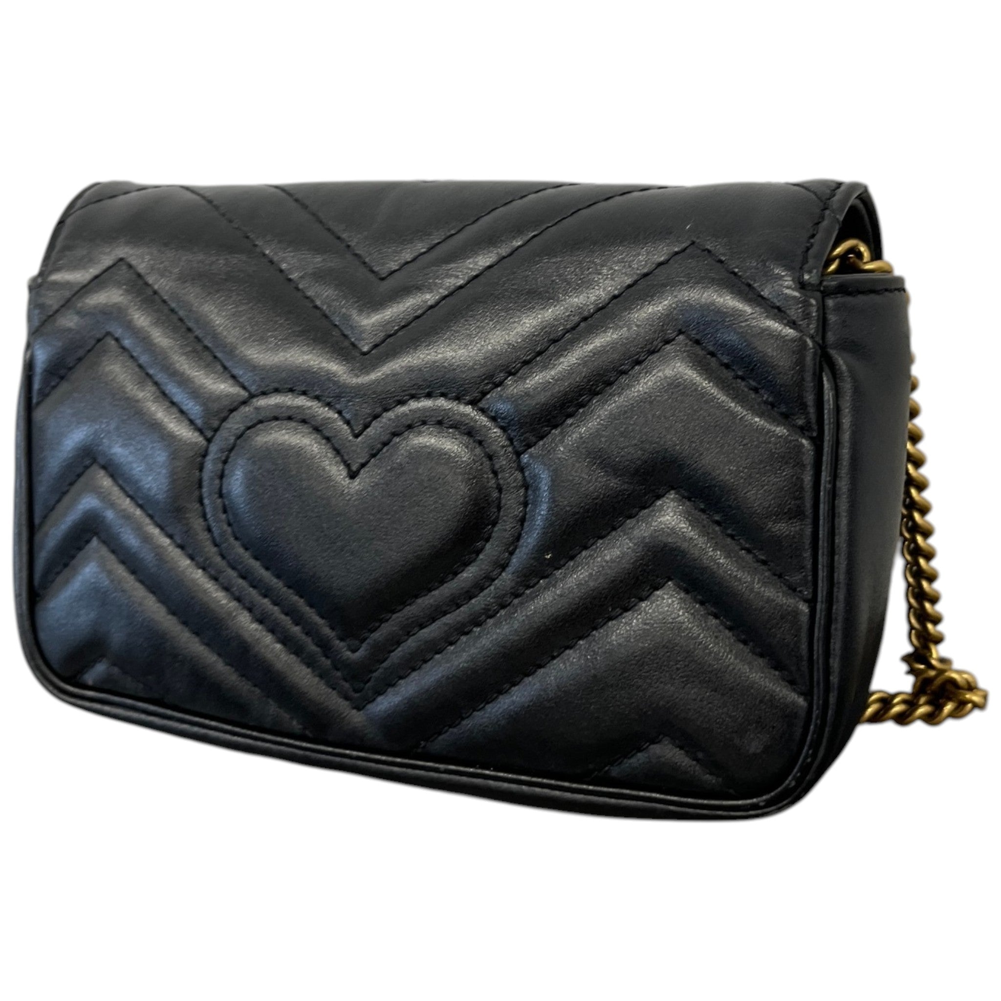 Women's Gg Marmont Super Mini Bag Black