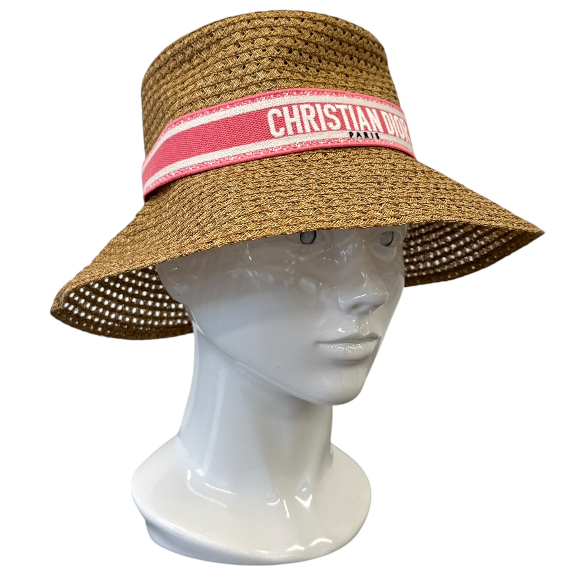 Women's Dioriviera D-Bobby Large Brim Bucket Hat Brown