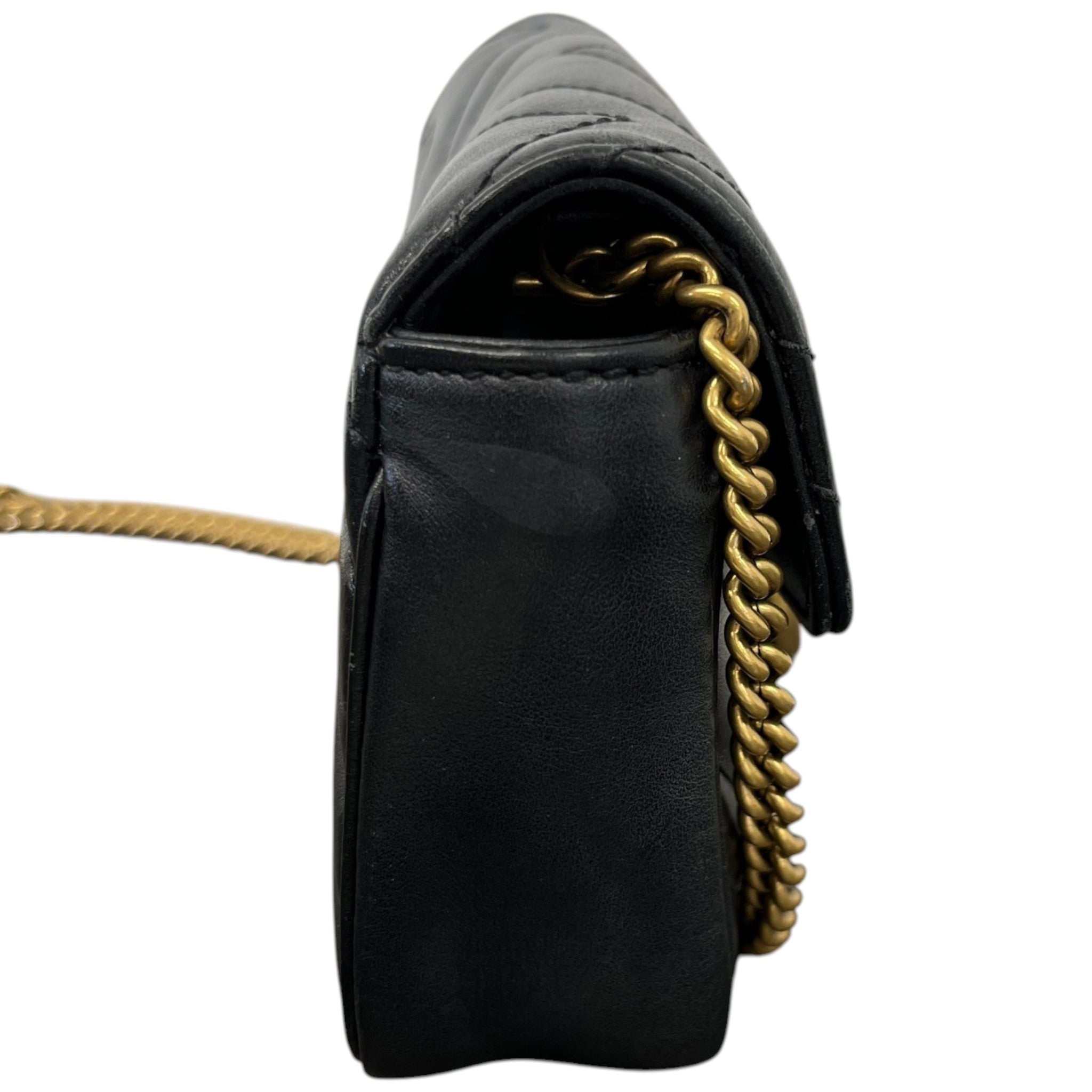 Women's Gg Marmont Super Mini Bag Black
