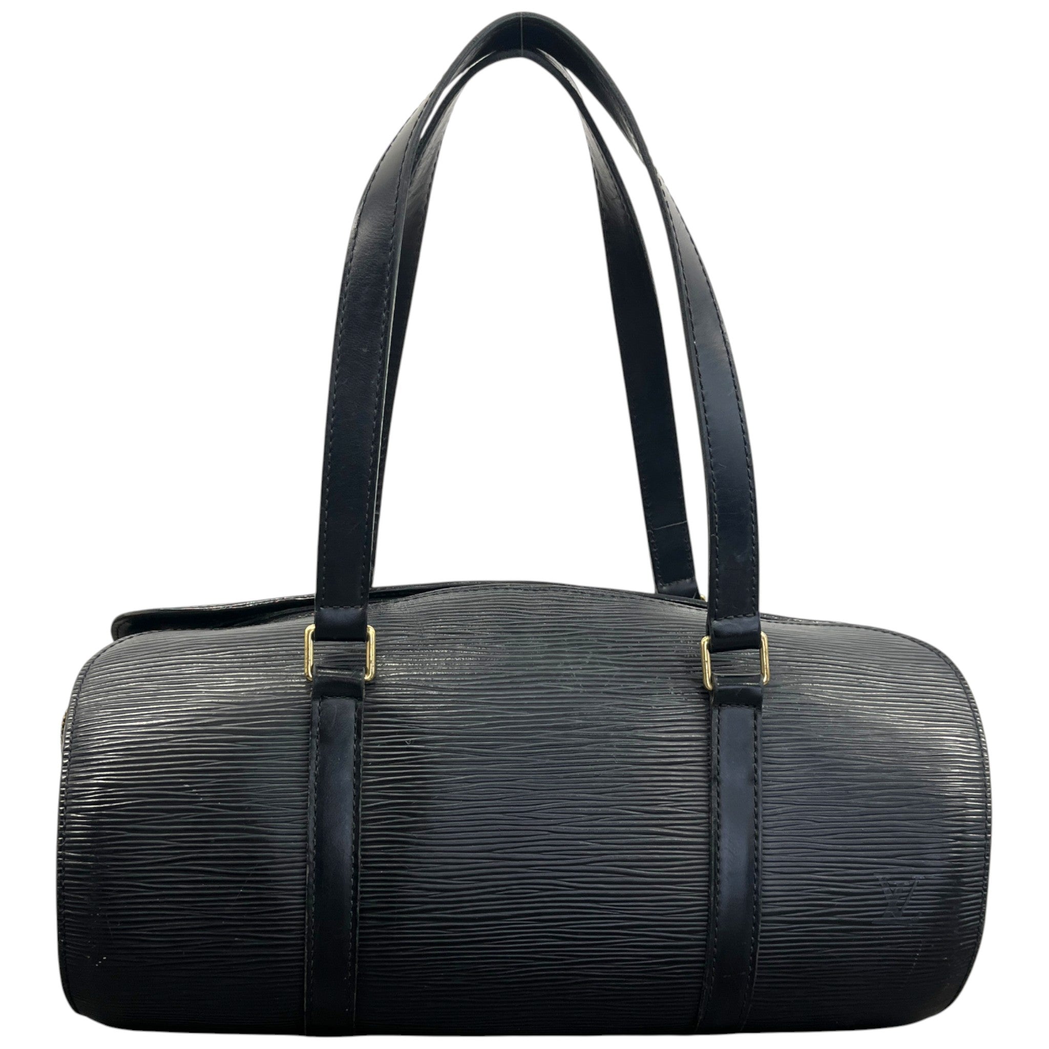 Women's Epi Leather Vintage Soufflot Bag Black