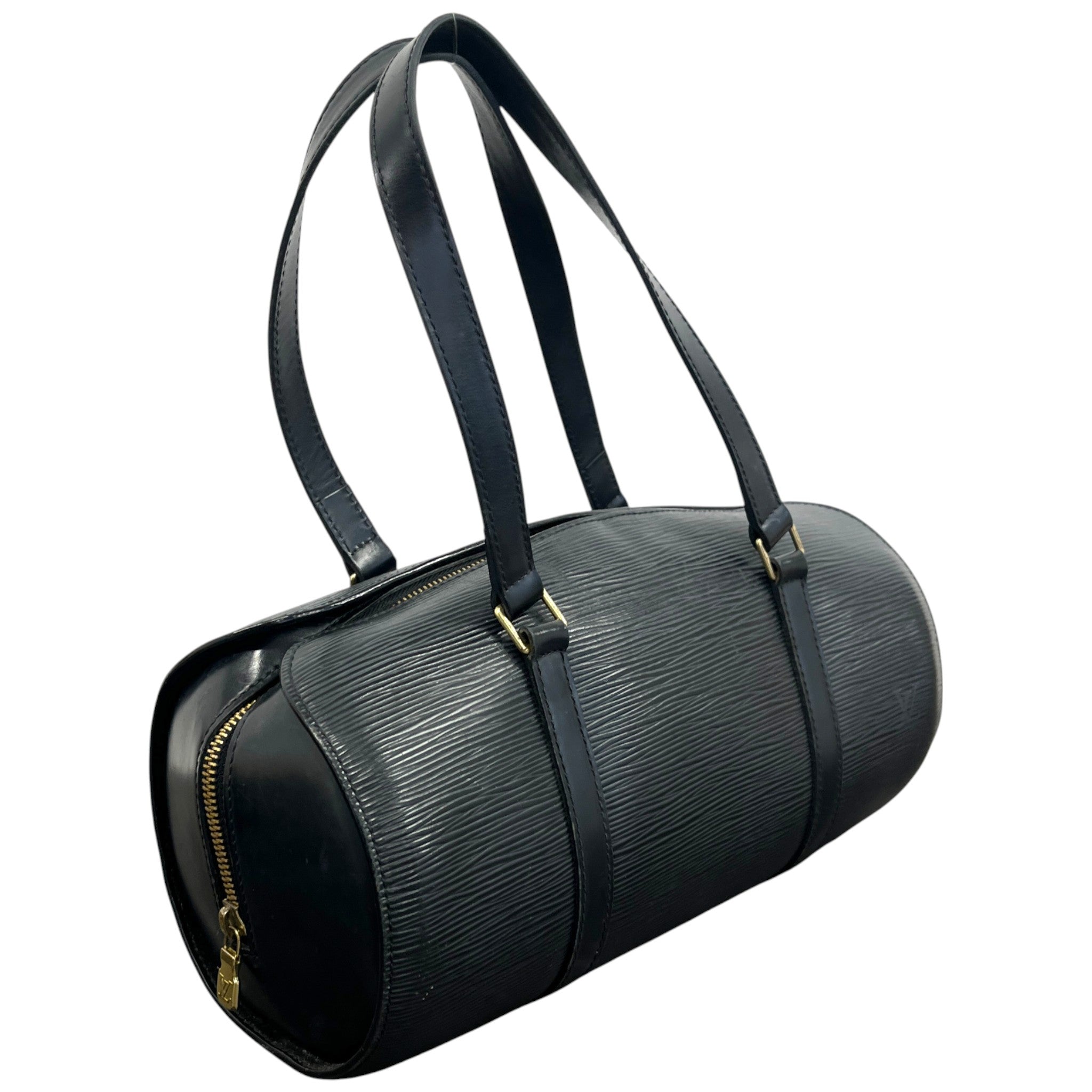 Women's Epi Leather Vintage Soufflot Bag Black
