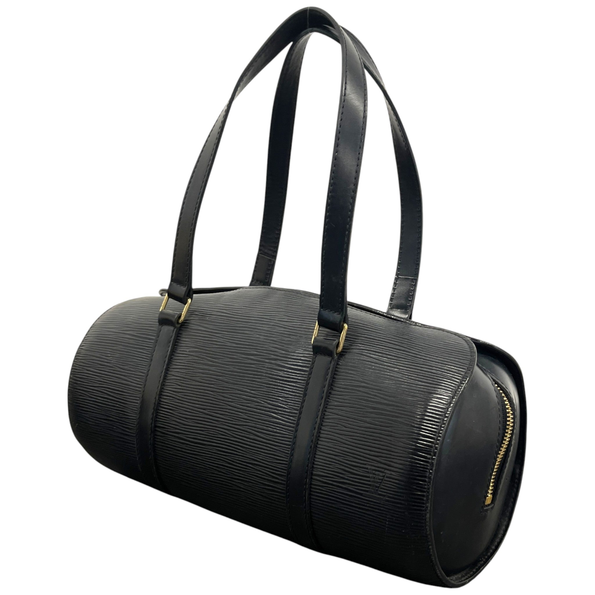 Women's Epi Leather Vintage Soufflot Bag Black