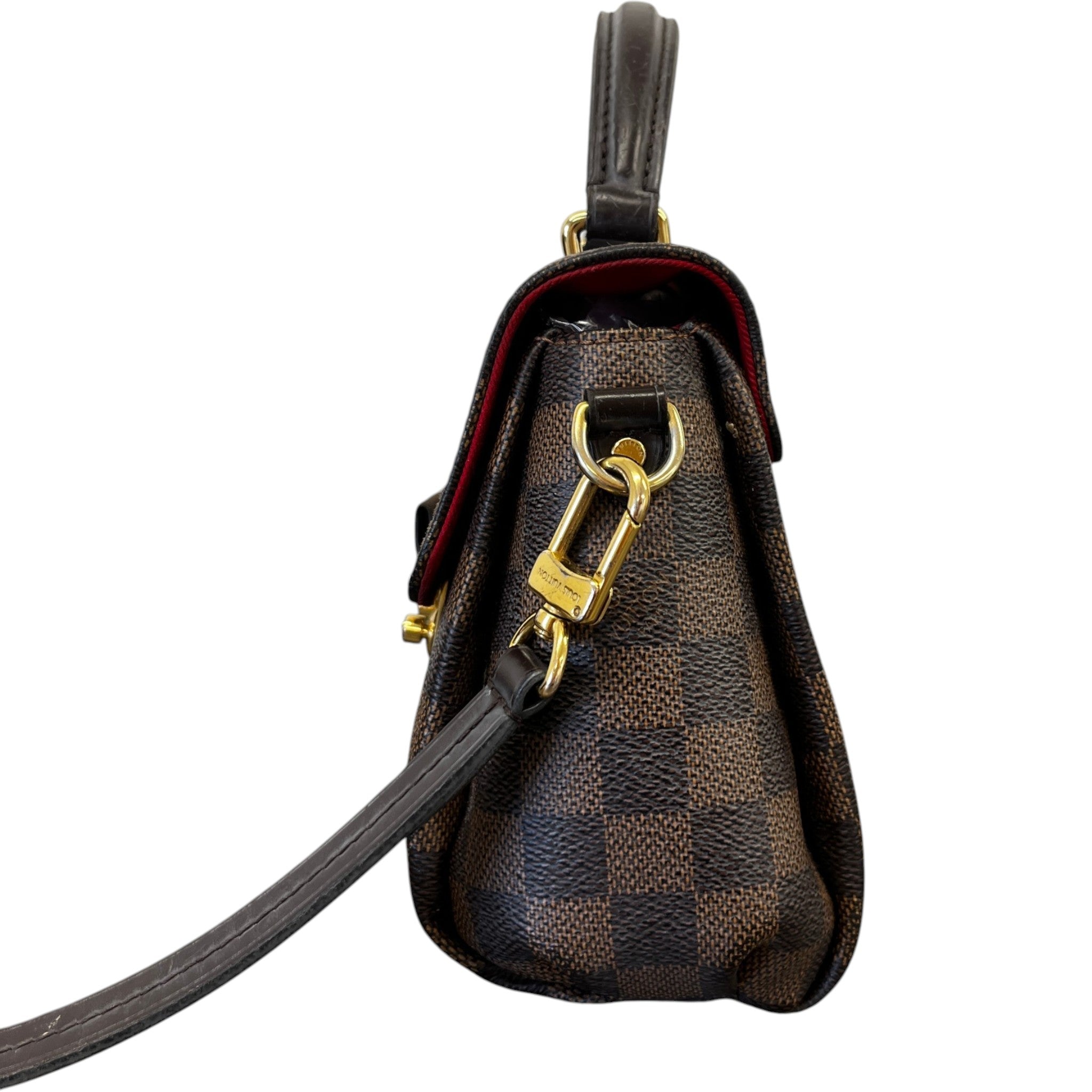 Women's Damier Ebene Croisette Handbag Brown