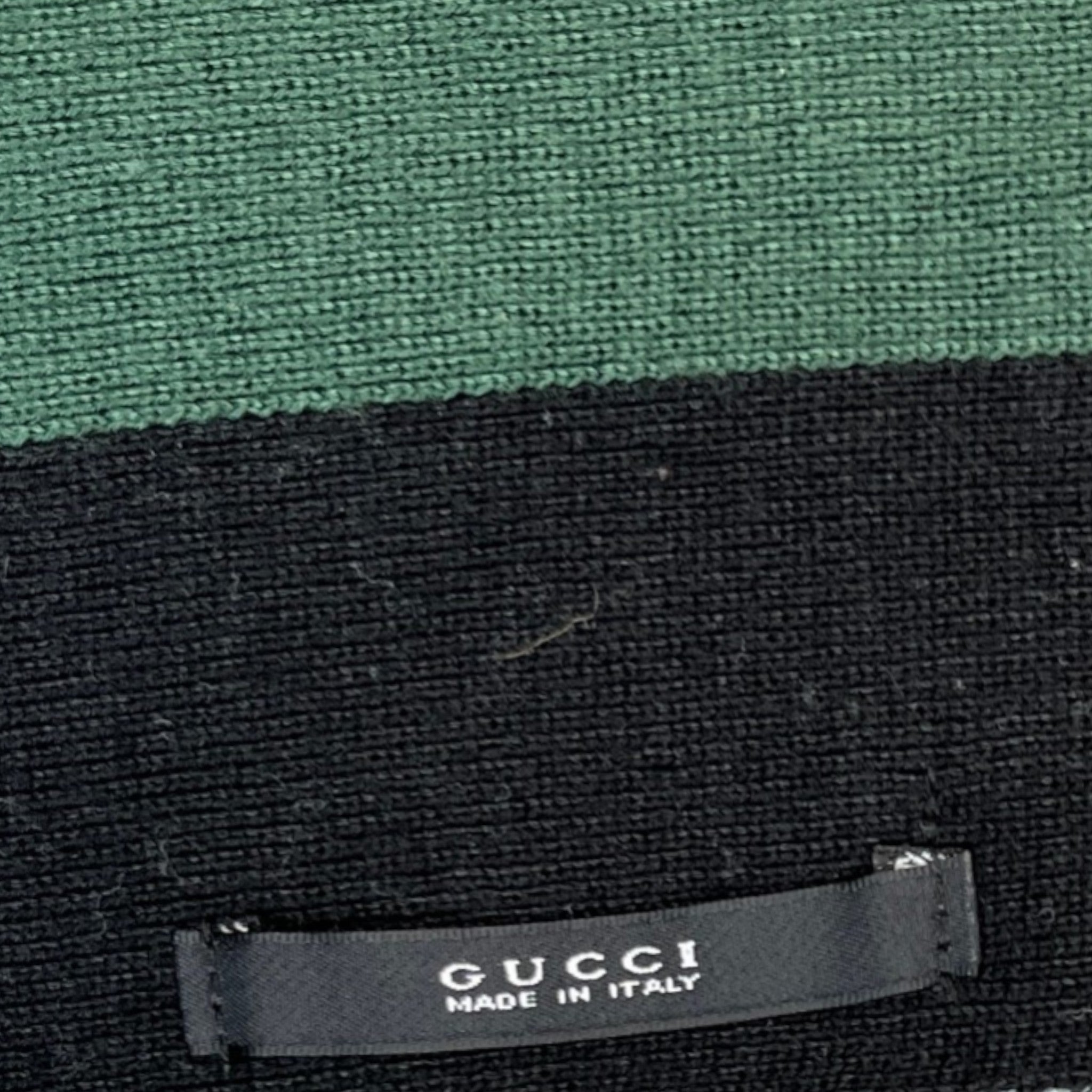 Men's Web Stripe Scarf Black