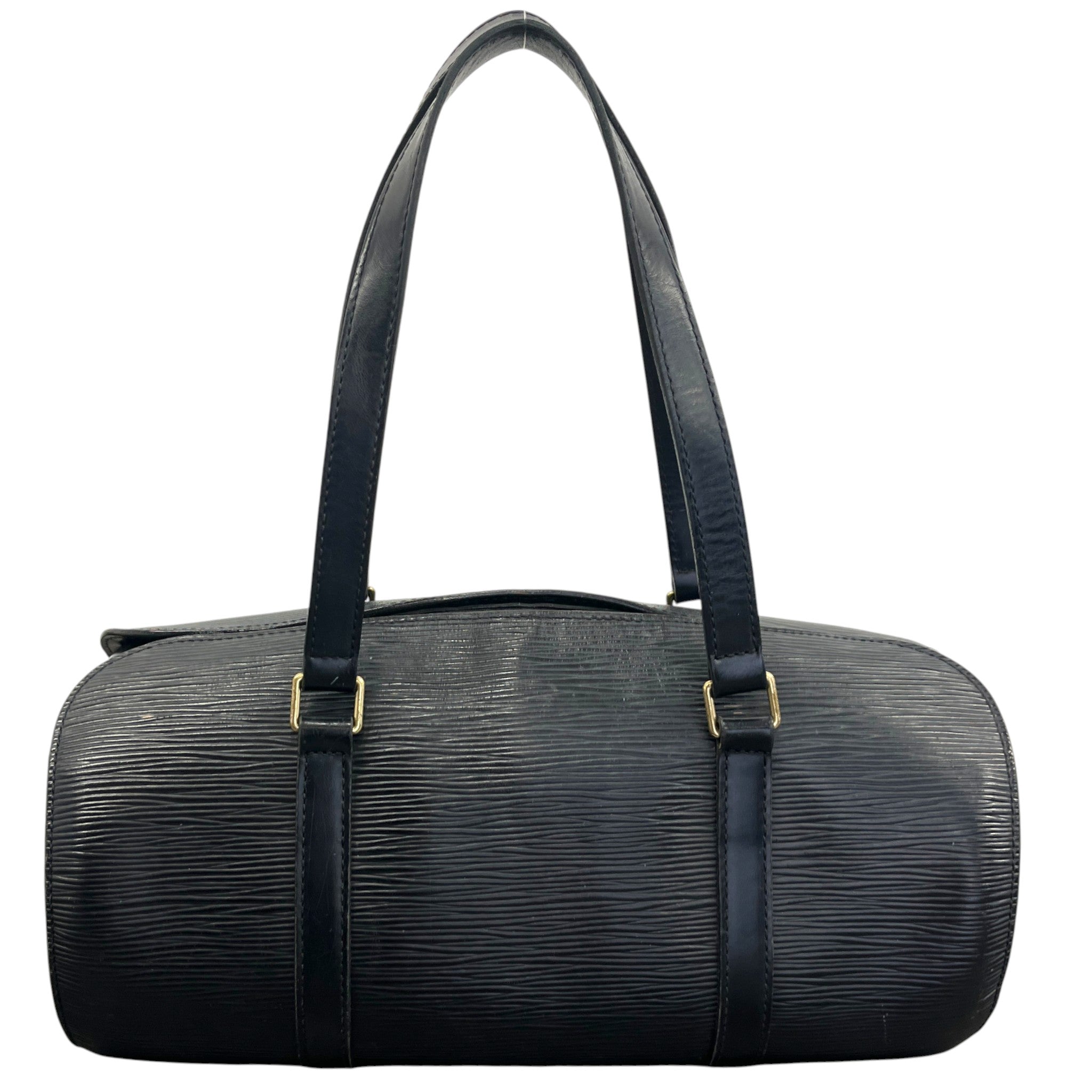 Women's Epi Leather Vintage Soufflot Bag Black