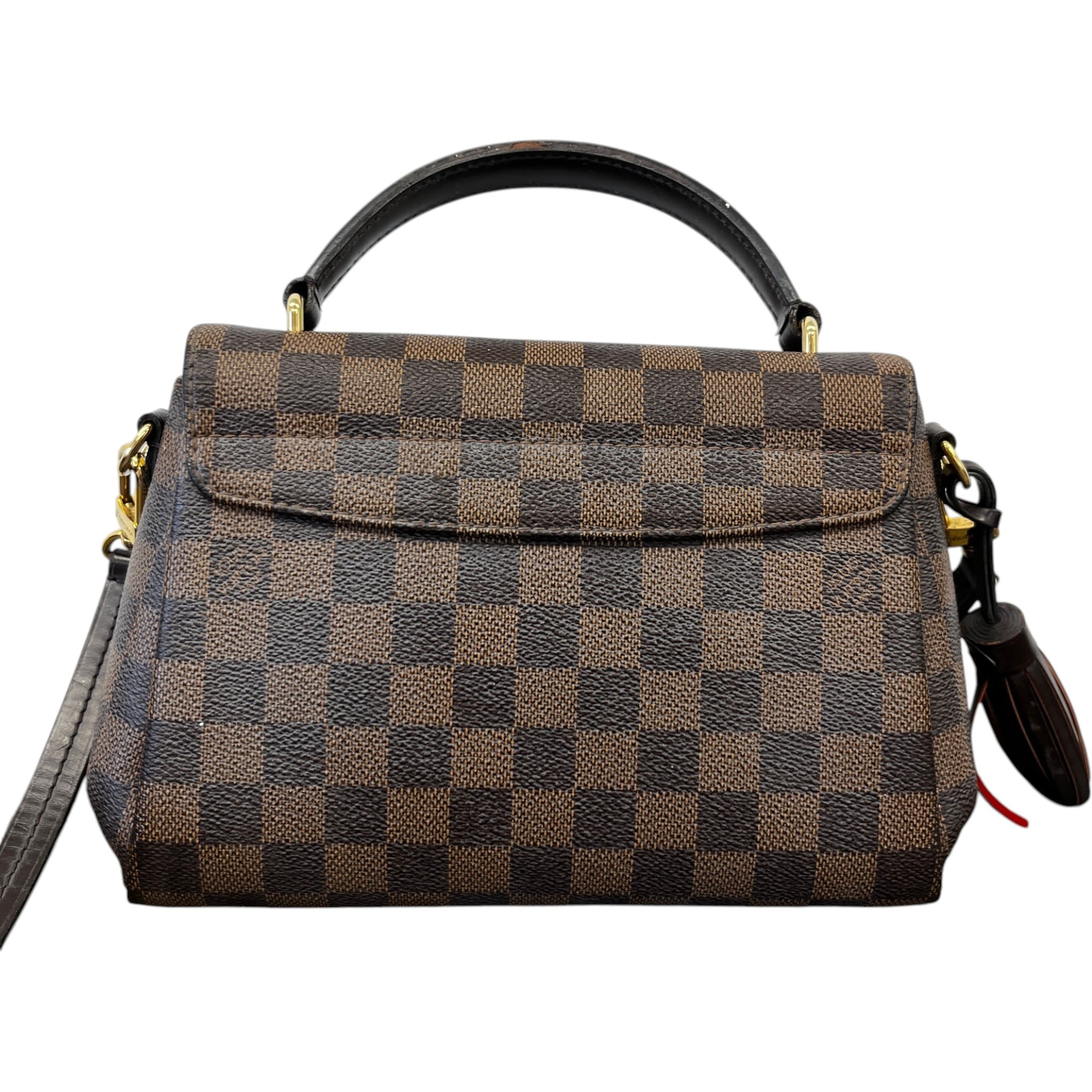 Women's Damier Ebene Croisette Handbag Brown