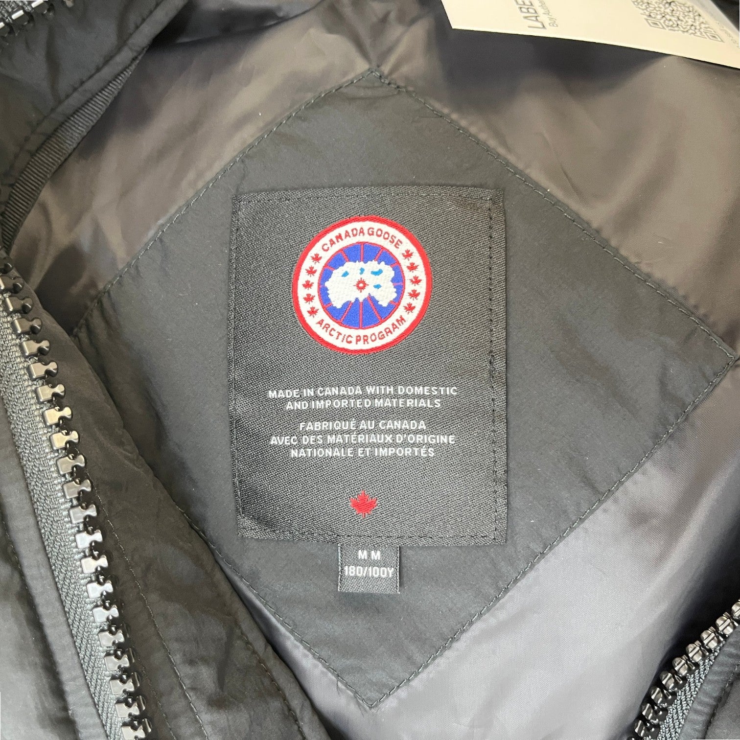 Men's Lawrence Puffer Down Jacket Black Size M