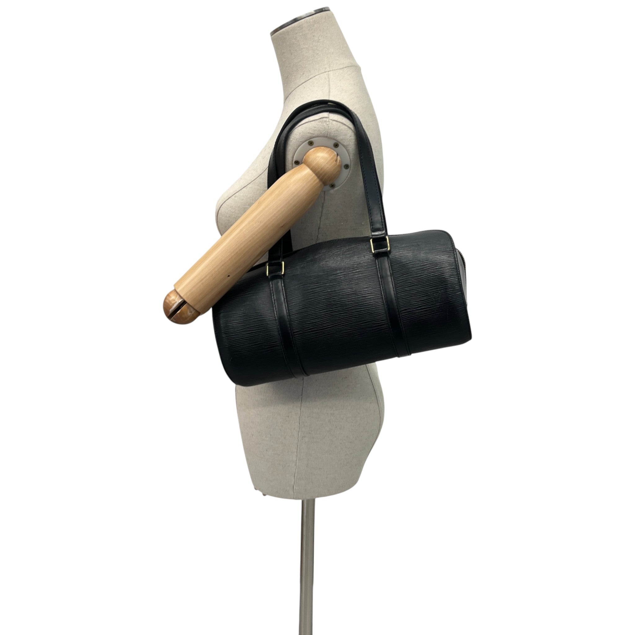 Women's Epi Leather Vintage Soufflot Bag Black