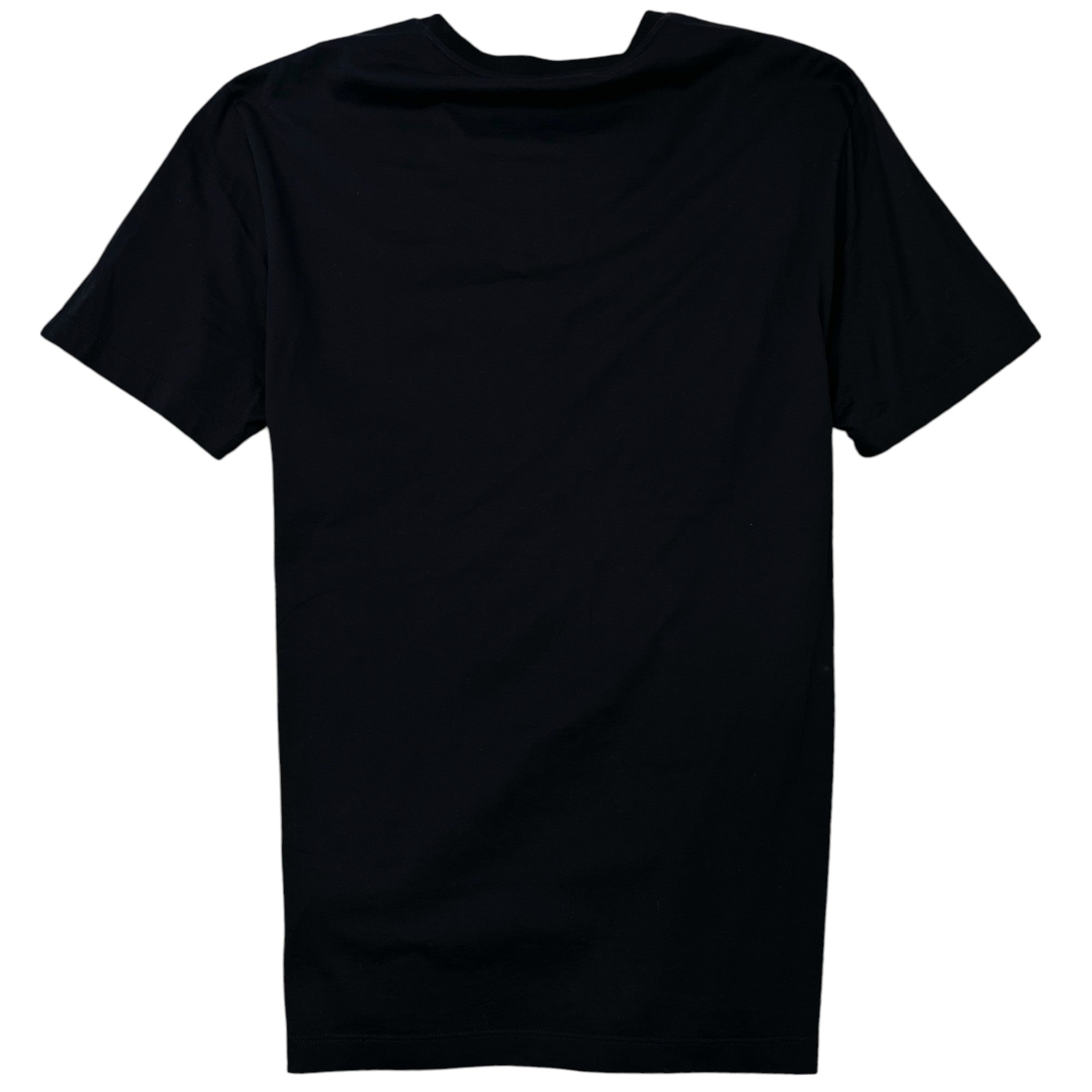 Men's Embroidered Logo T-Shirt Black Size S