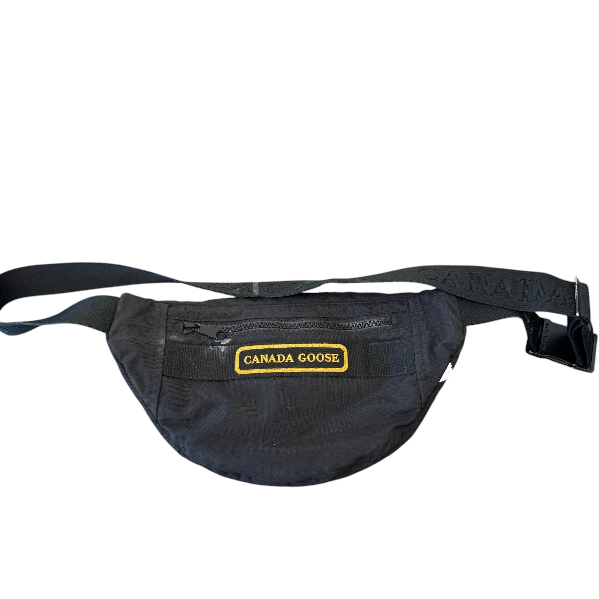 Men's Plain Waist Pack Belt Bag Black