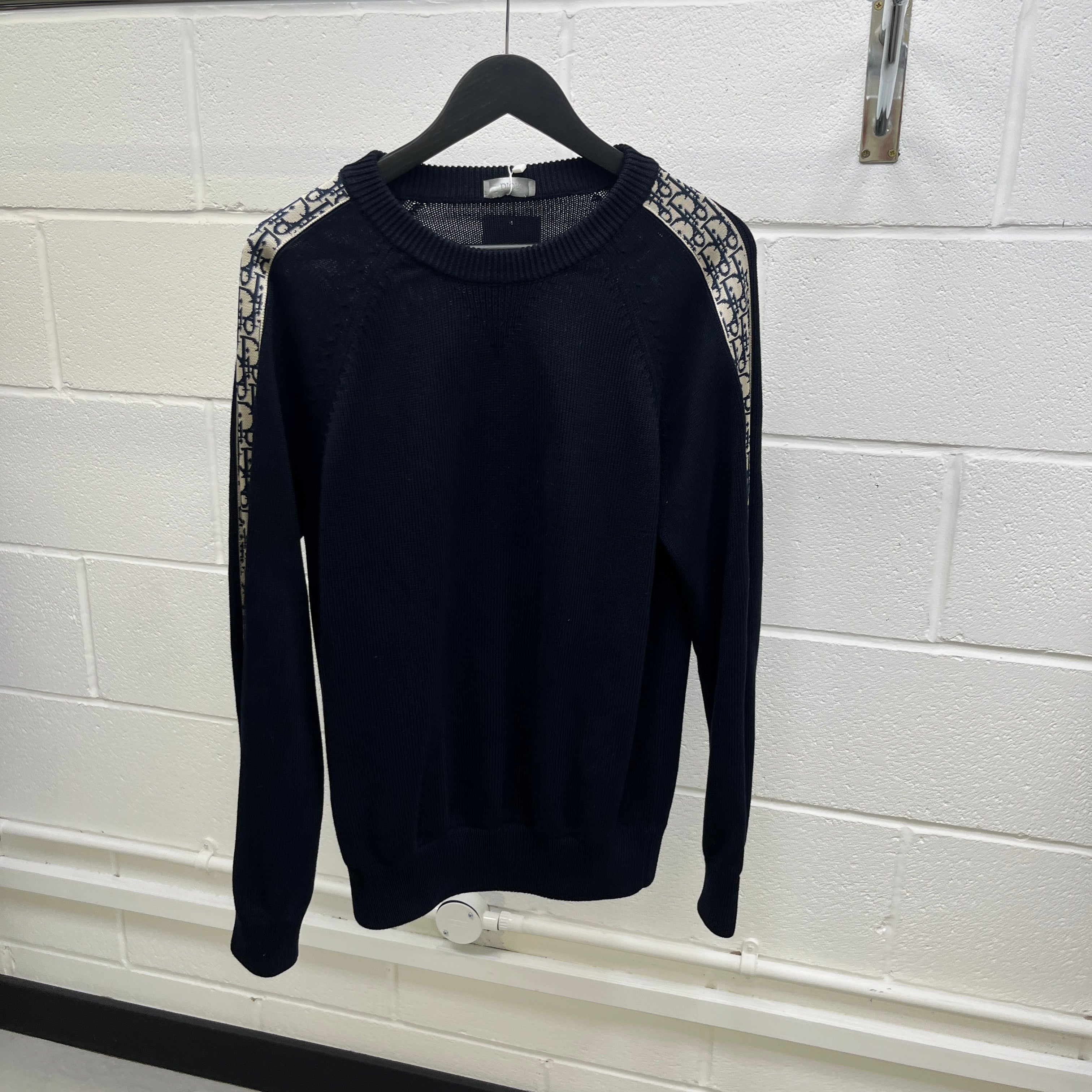 Men's Oblique Jumper Blue Size M