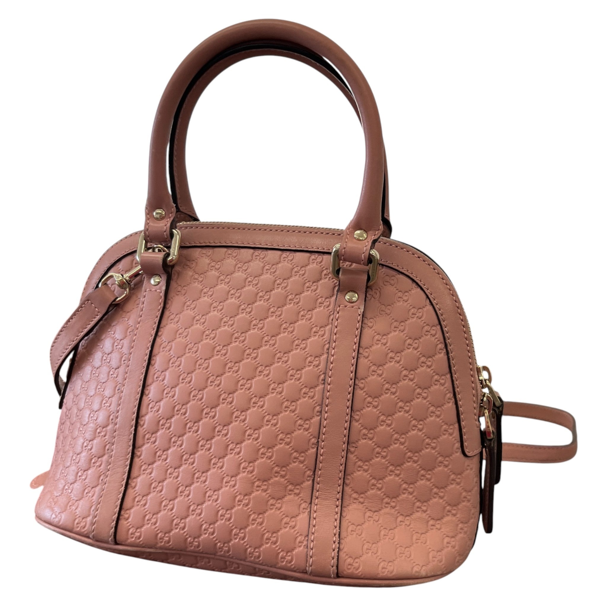 Women's Microguccissima Mini Dome Handbag Pink