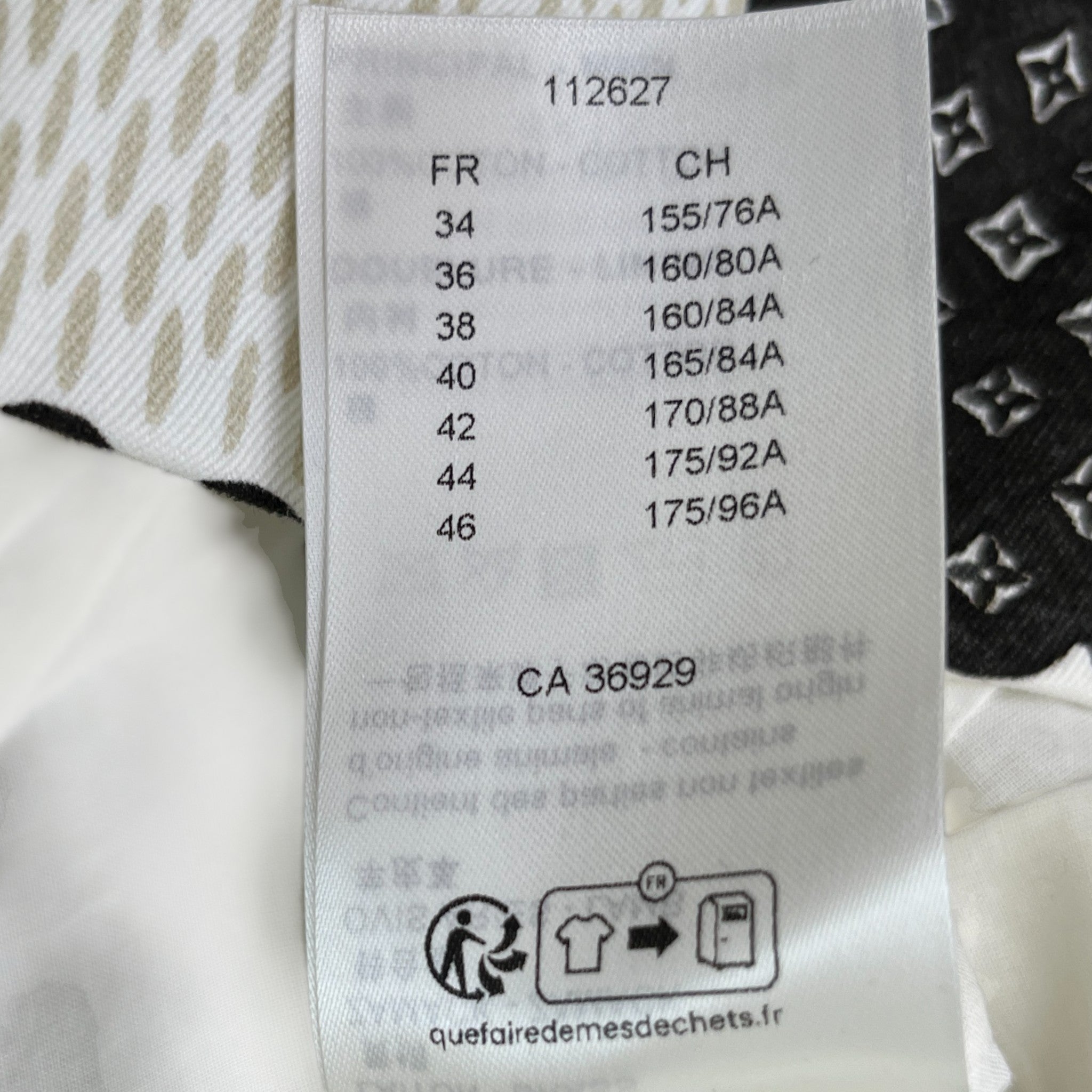 Women's Graphic Damier Dress Top Black Size M