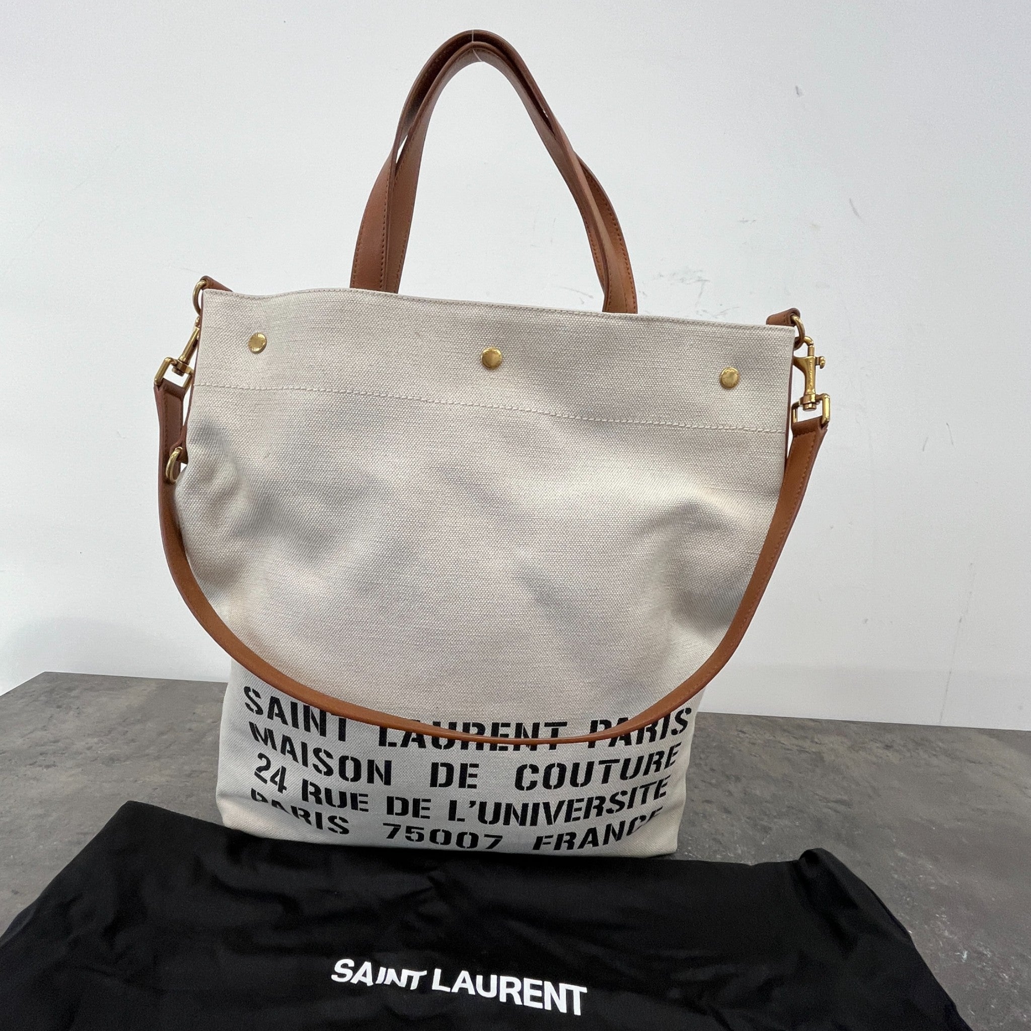 Women's Canvas Shopper Bag Beige