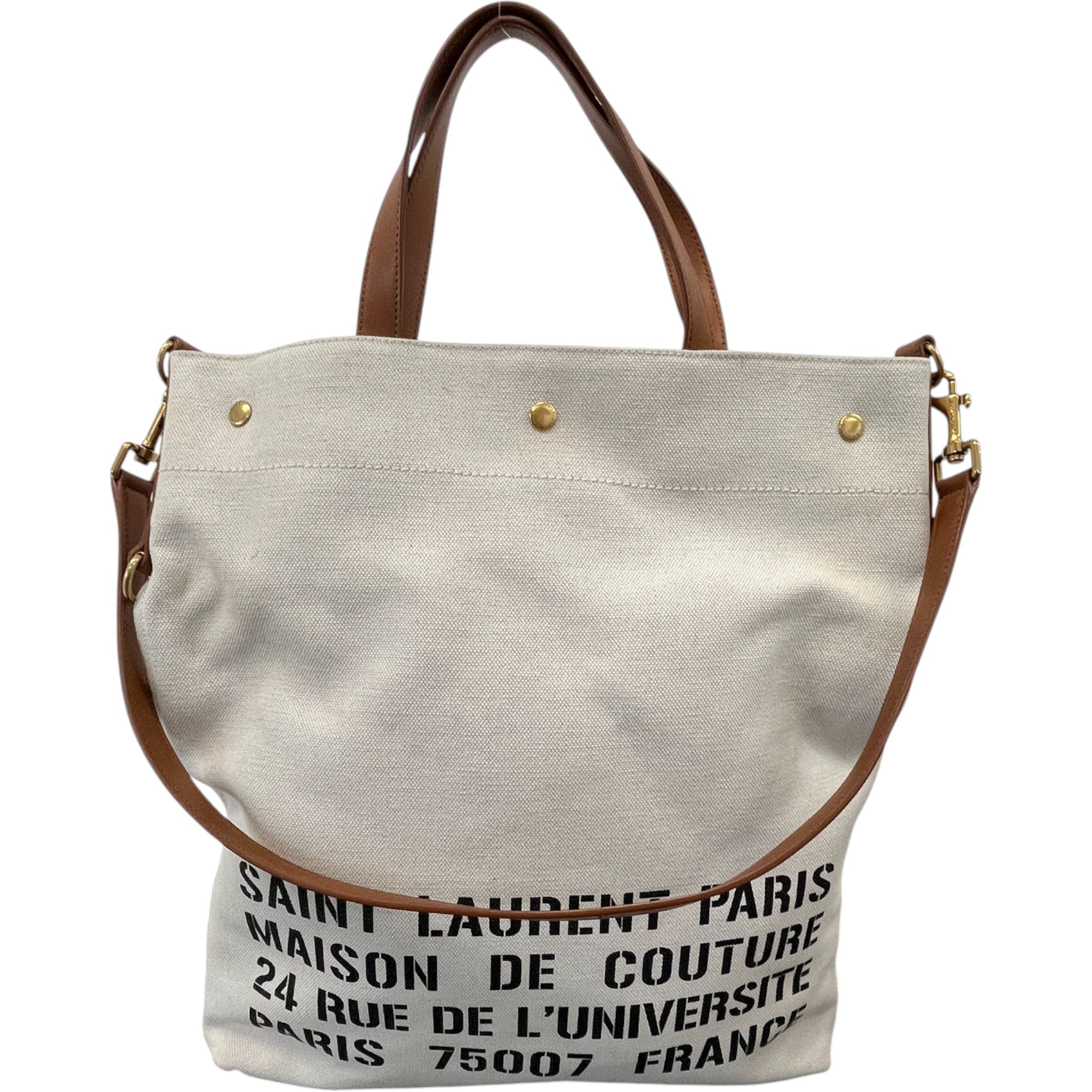 Women's Canvas Shopper Bag Beige