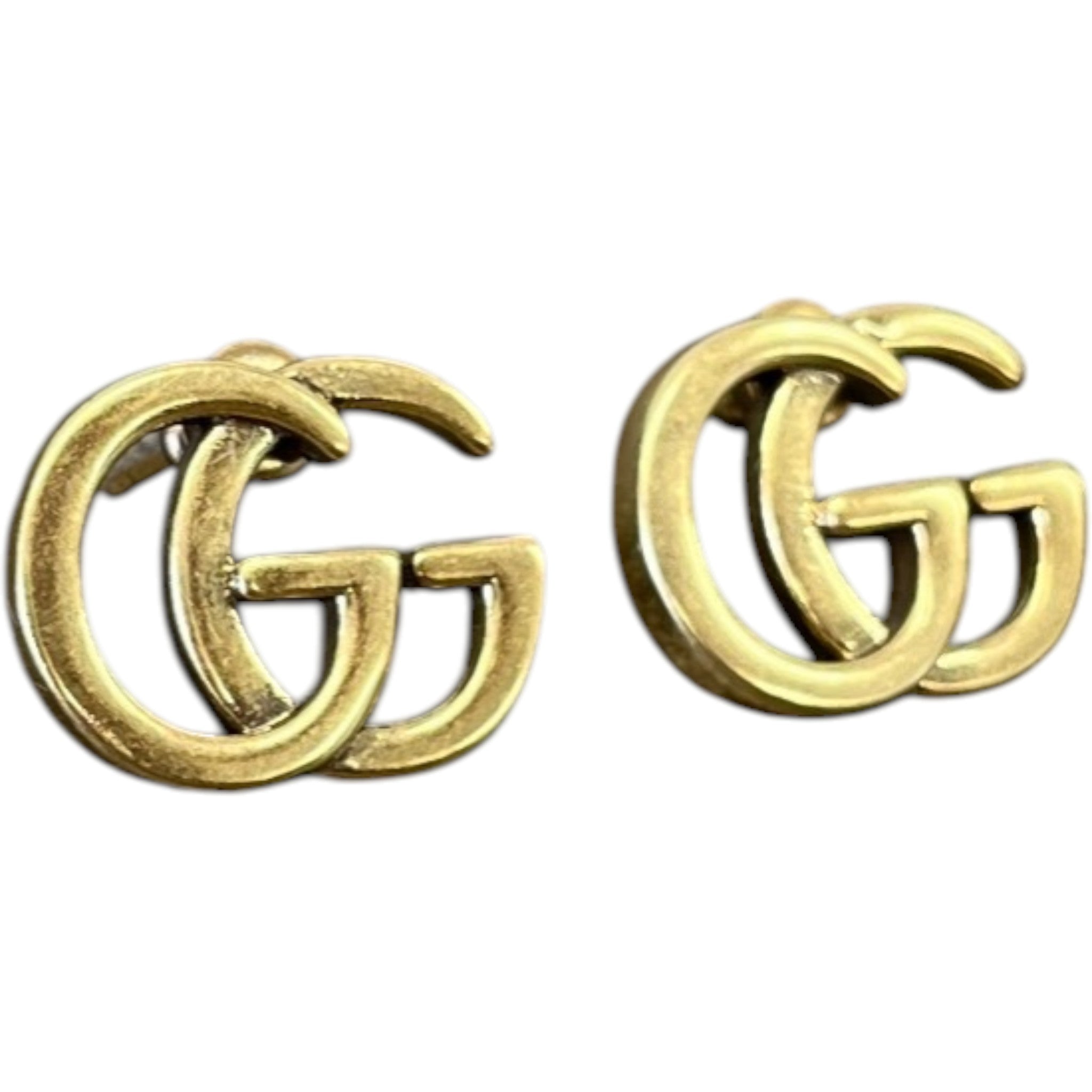 Women's Interlocking G Earrings Gold