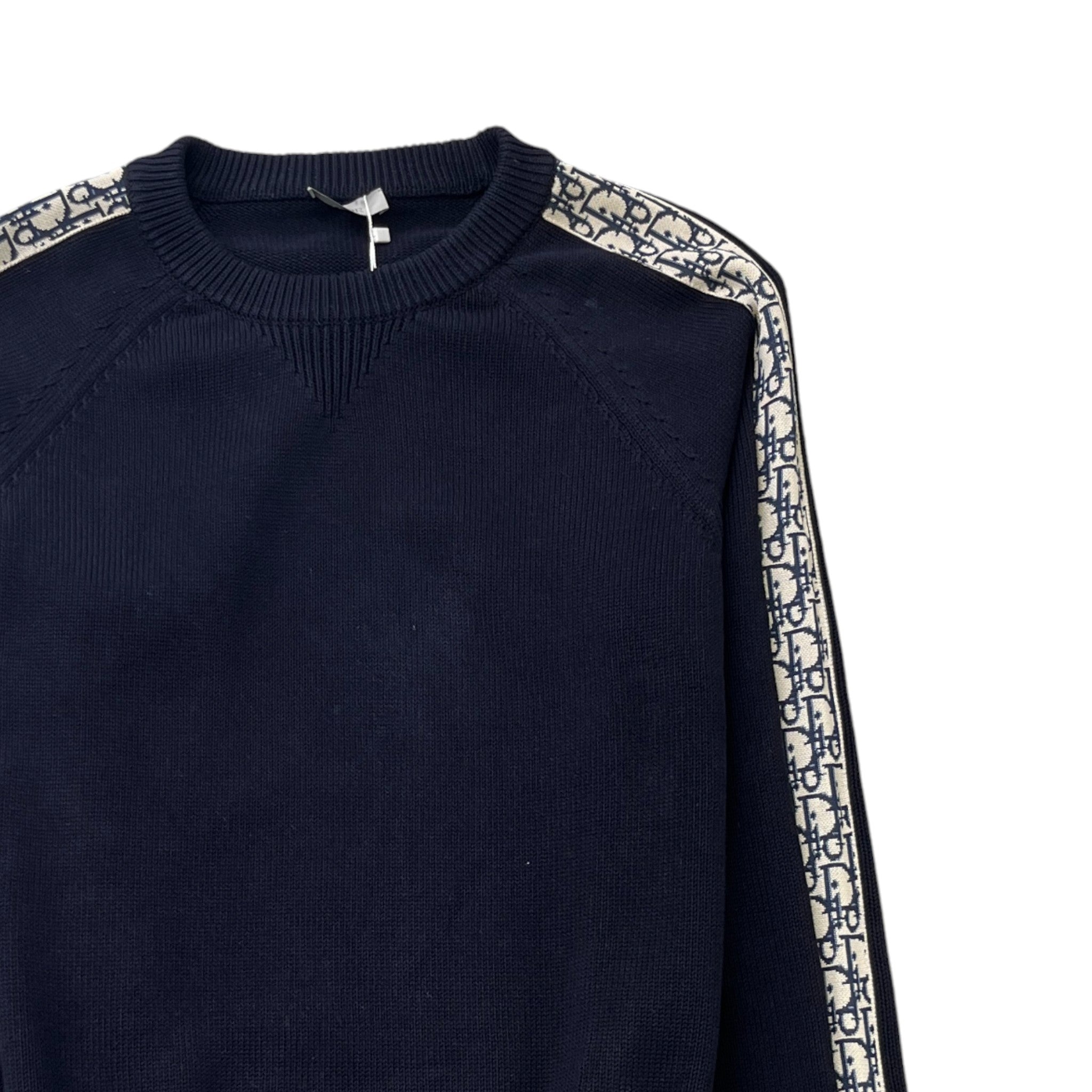 Men's Oblique Jumper Blue Size M