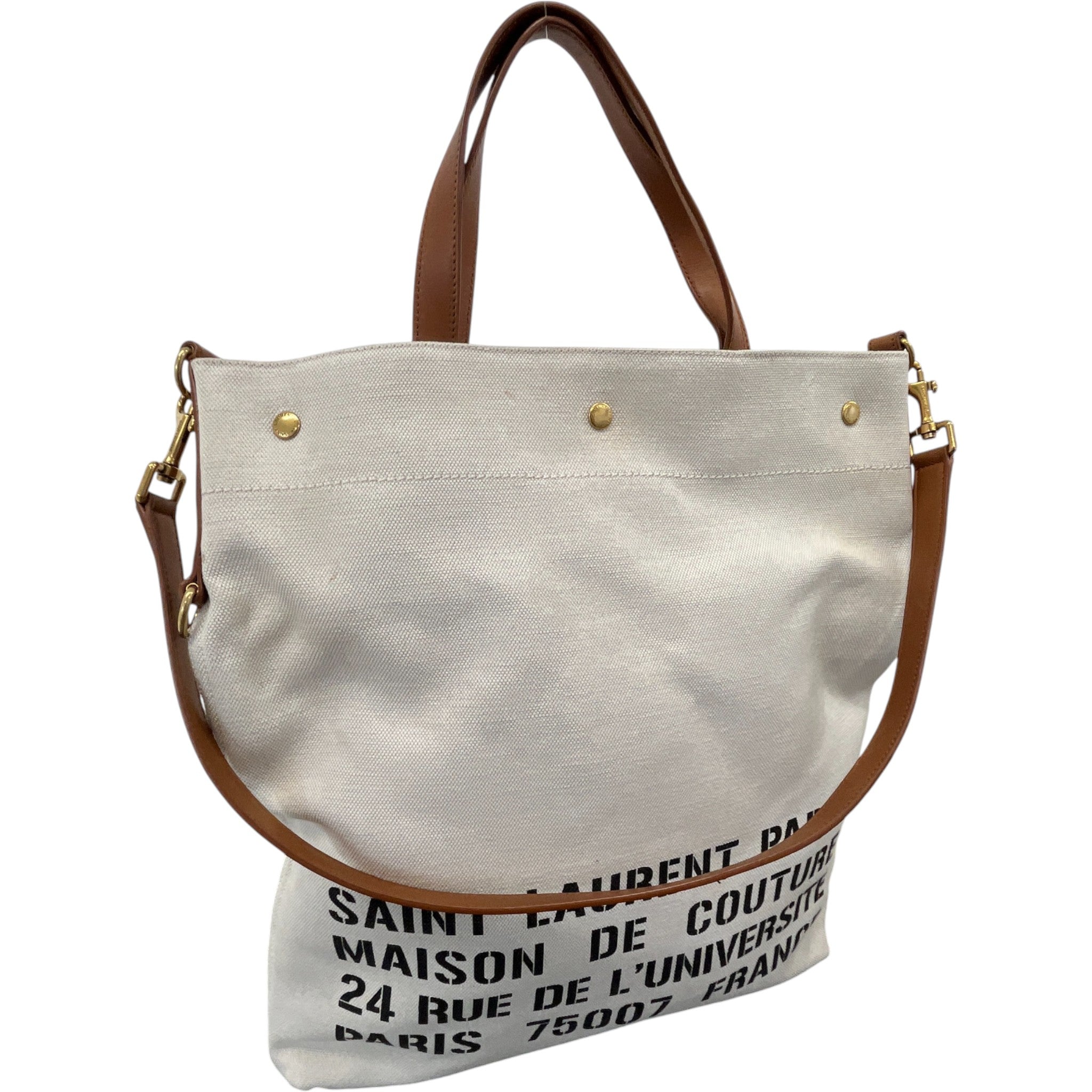 Women's Canvas Shopper Bag Beige