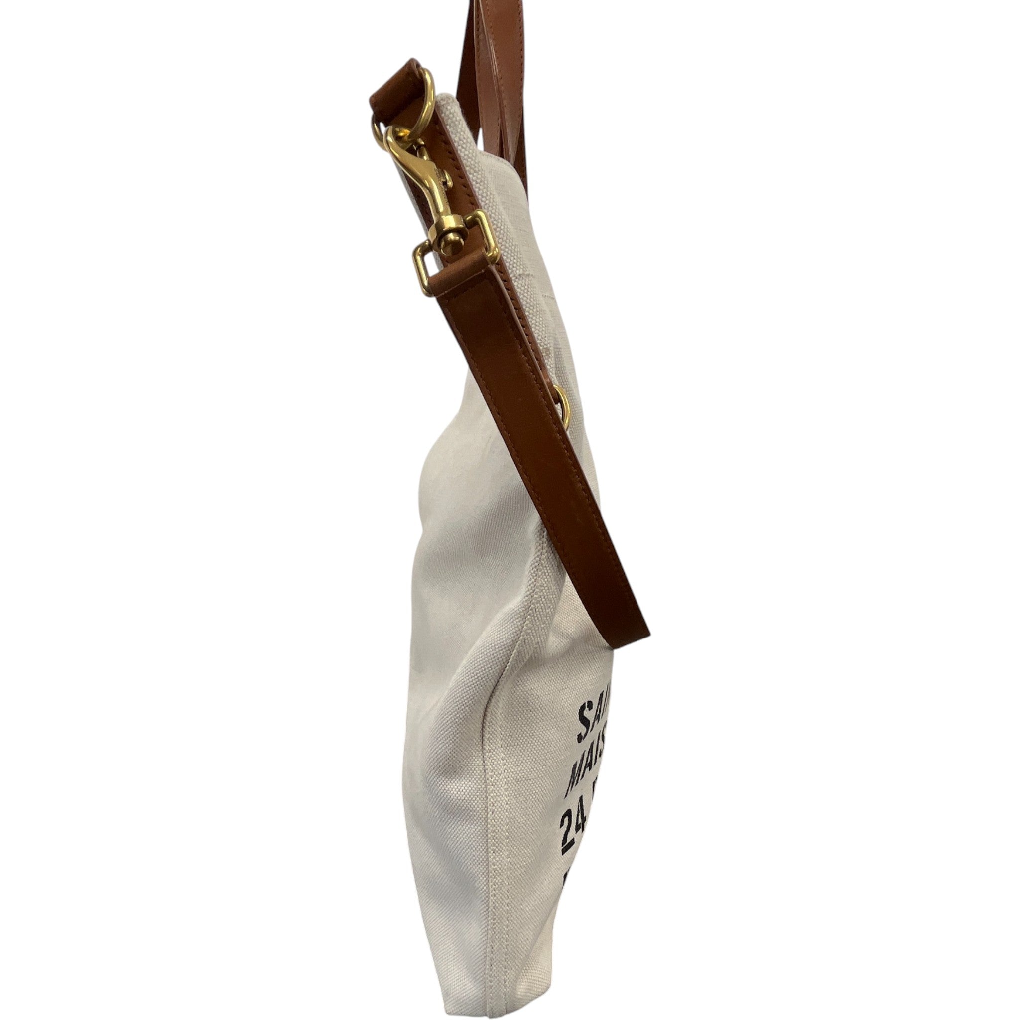 Women's Canvas Shopper Bag Beige