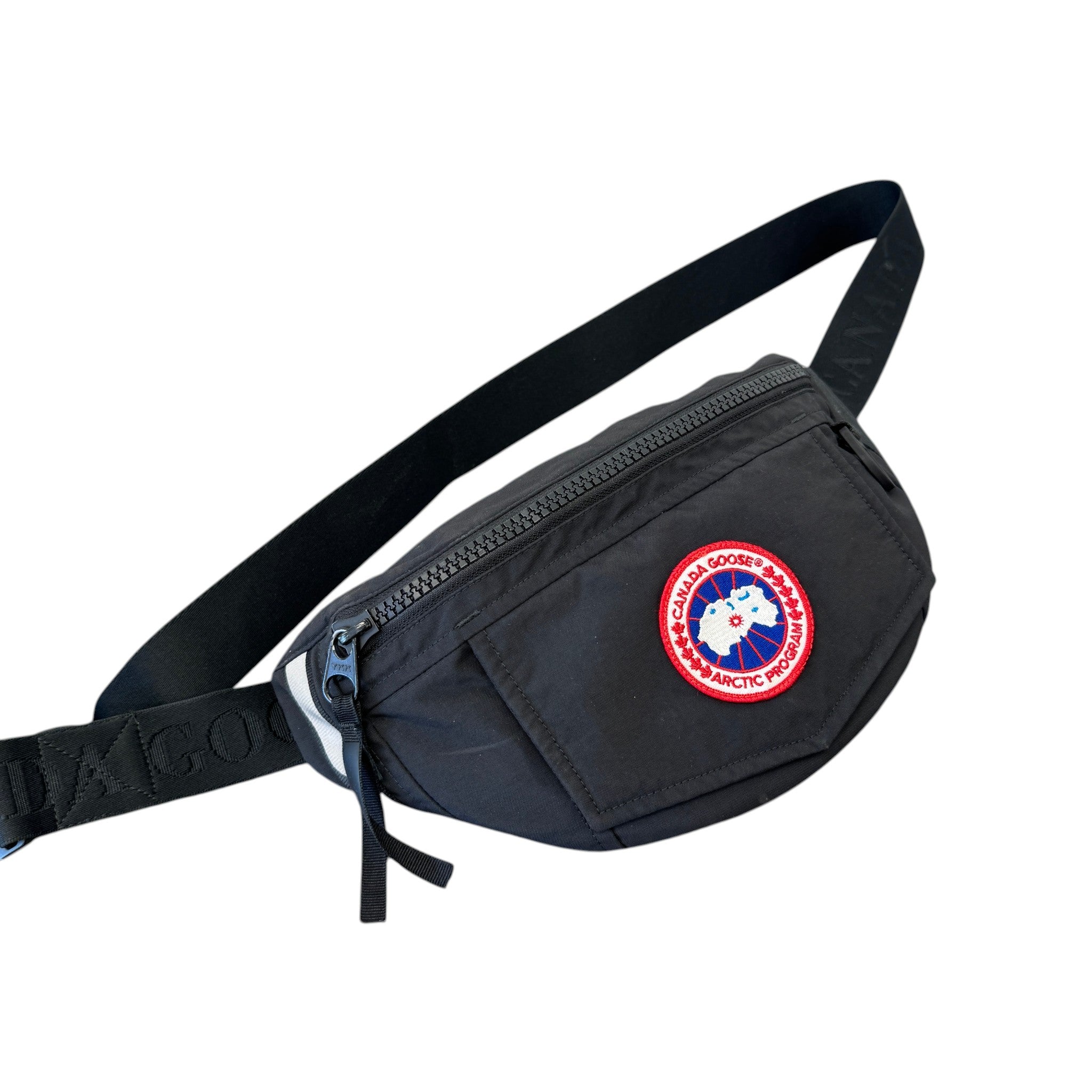 Men's Plain Waist Pack Belt Bag Black