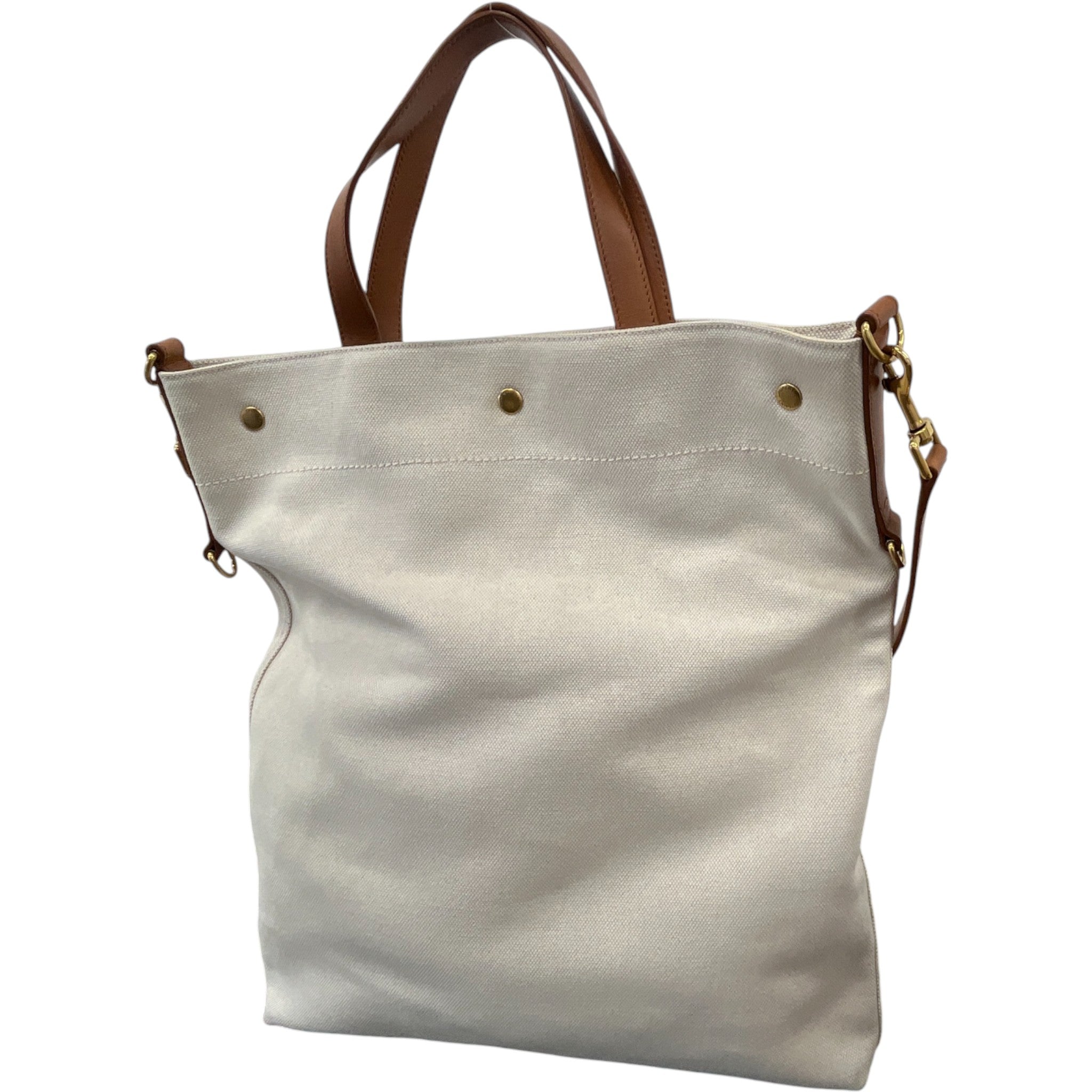 Women's Canvas Shopper Bag Beige