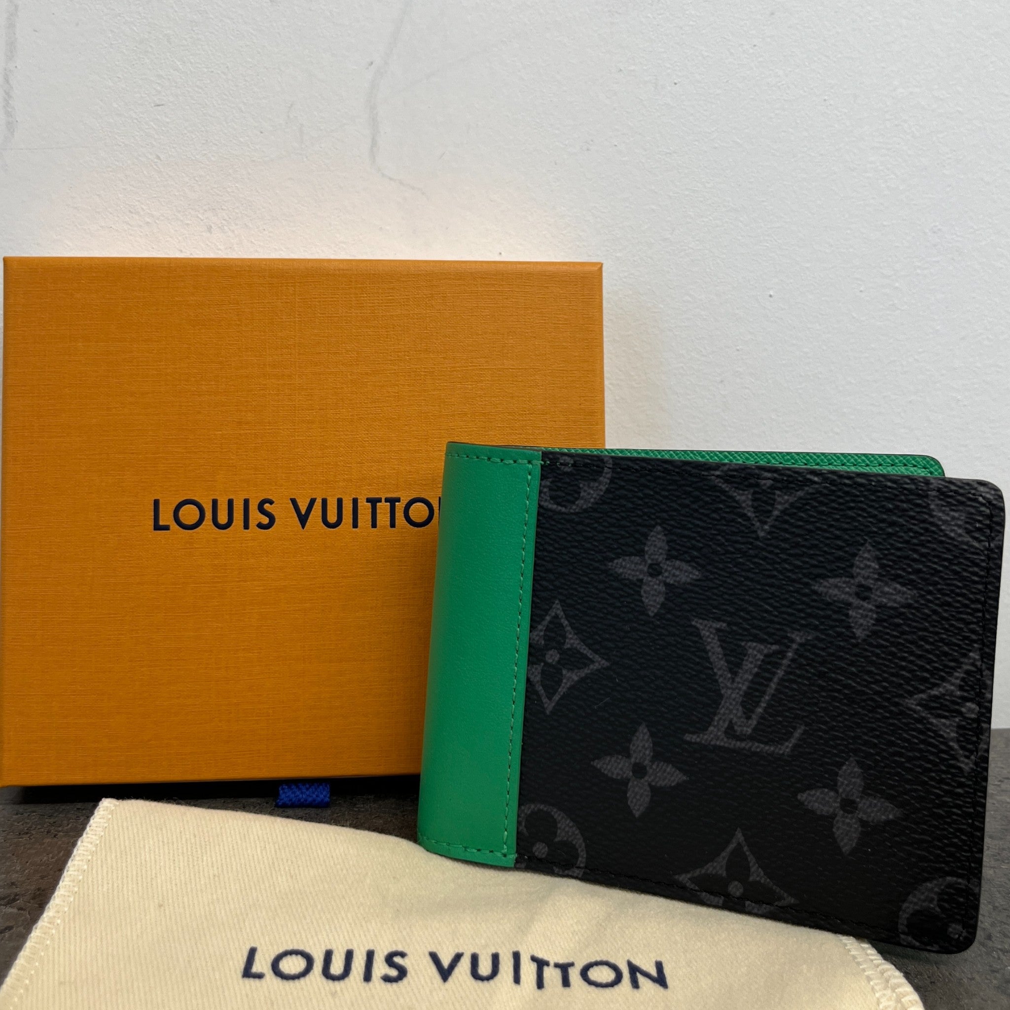 Men's Monogram Eclipse Slender Wallet Black