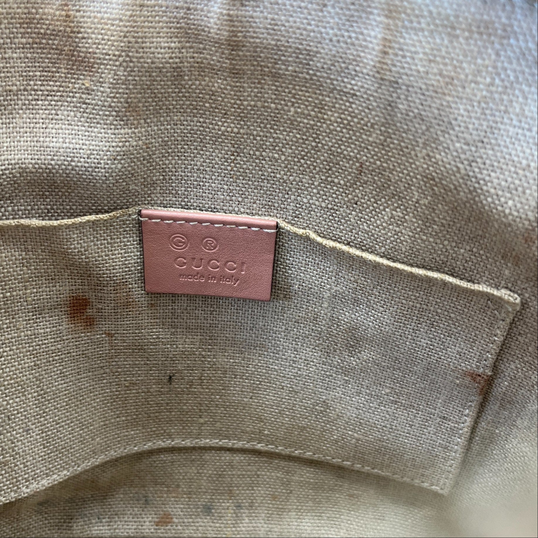 Women's Microguccissima Mini Dome Handbag Pink