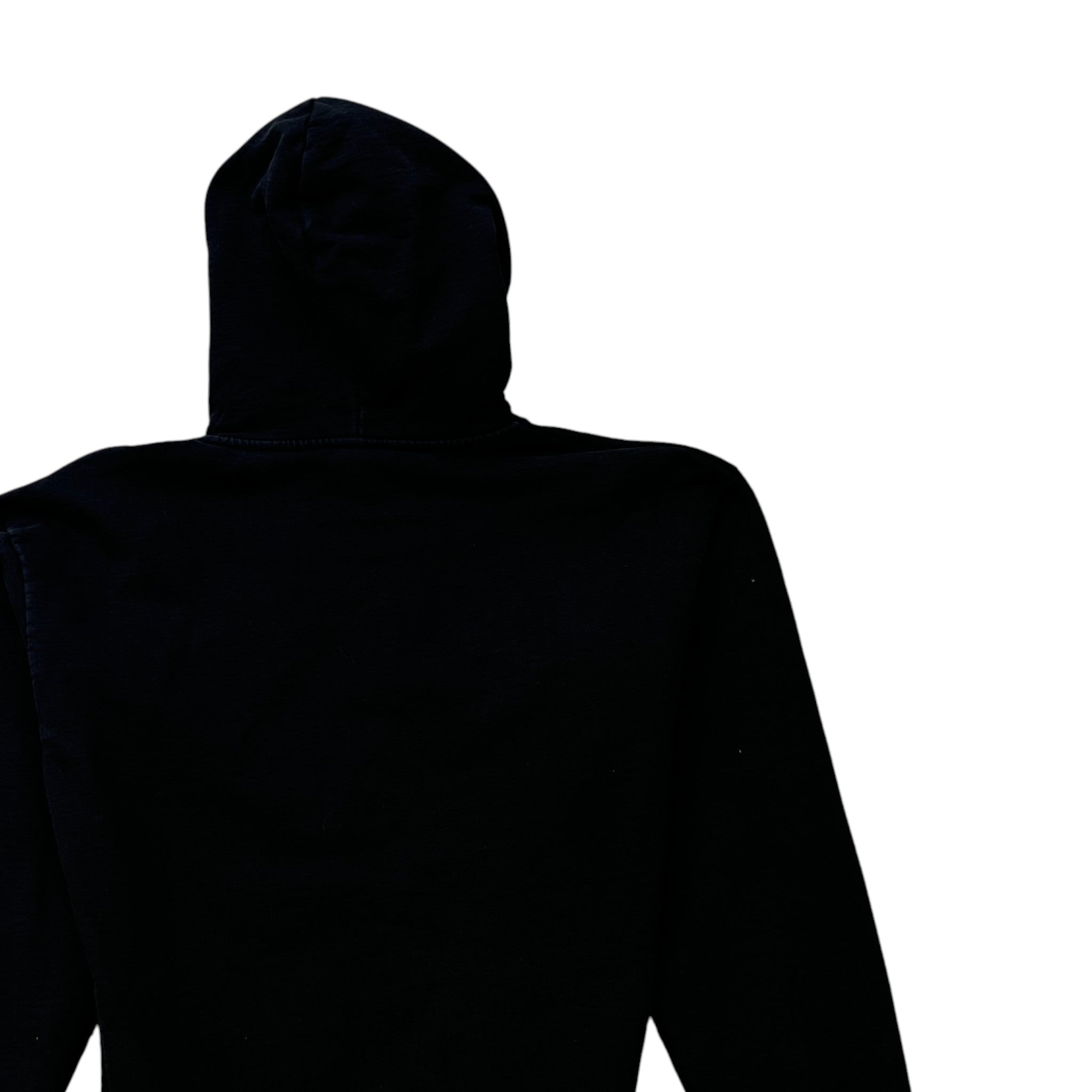 Men's Logo Print Hoodie Black Size M