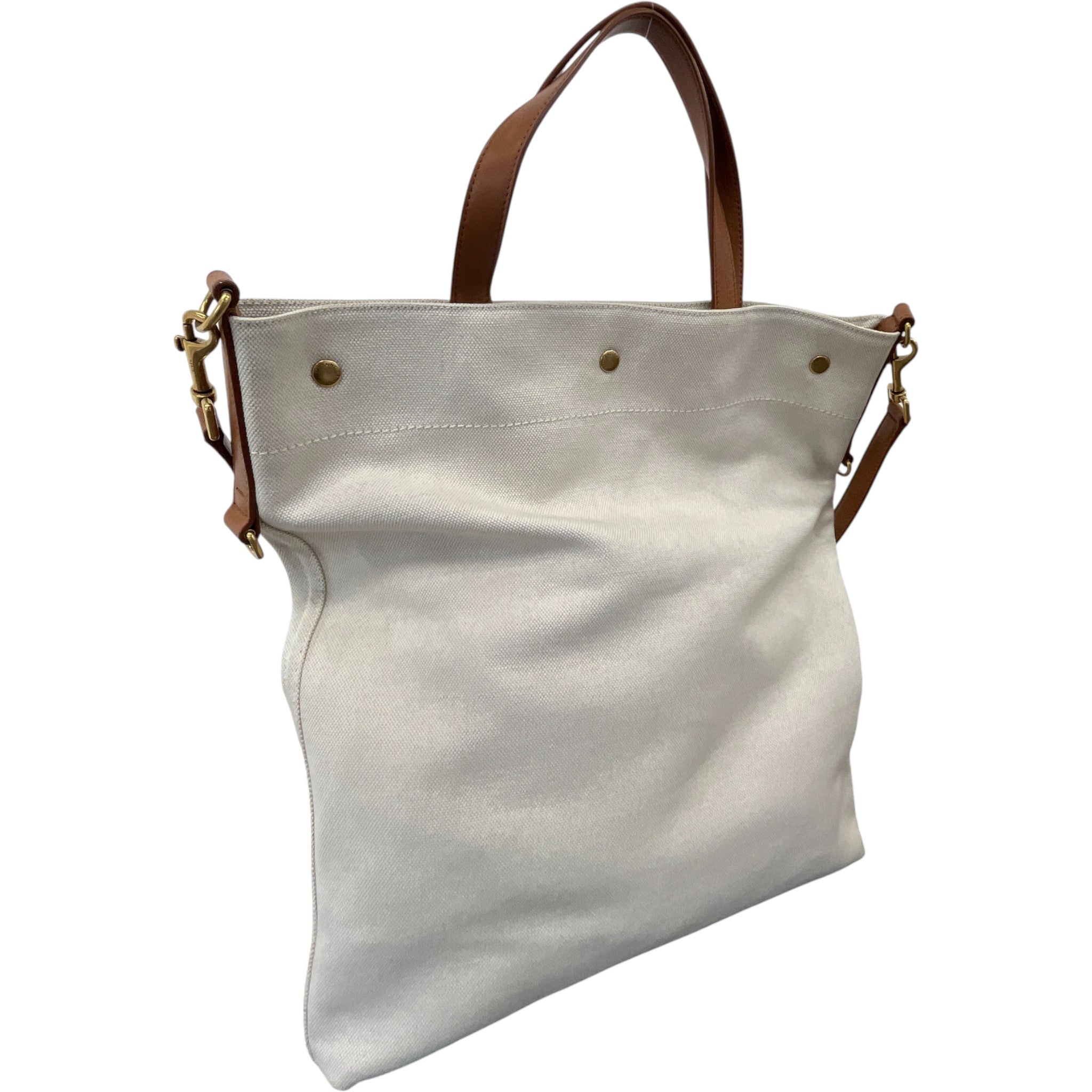 Women's Canvas Shopper Bag Beige