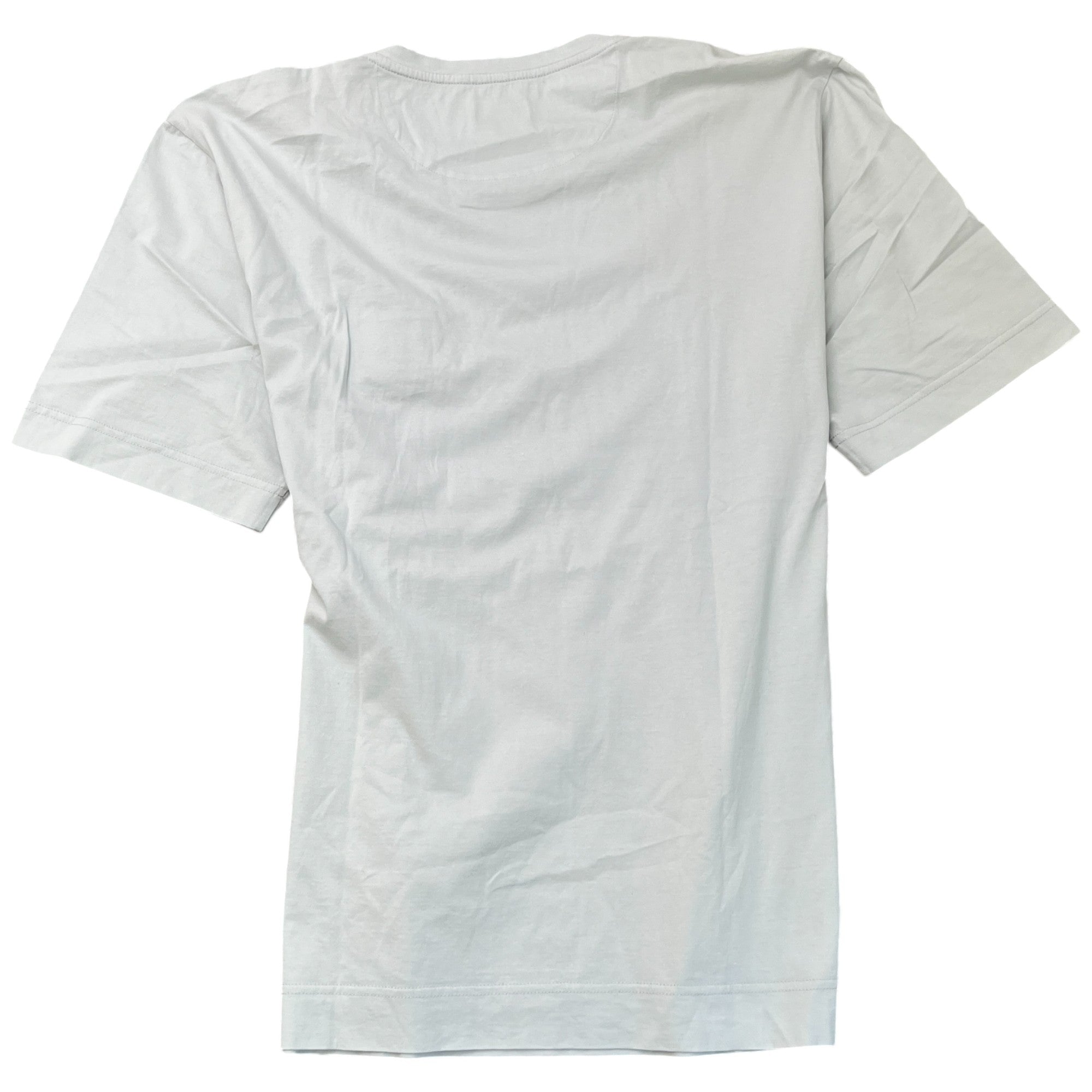 Men's Embroidered Logo T-Shirt Blue Size XXL