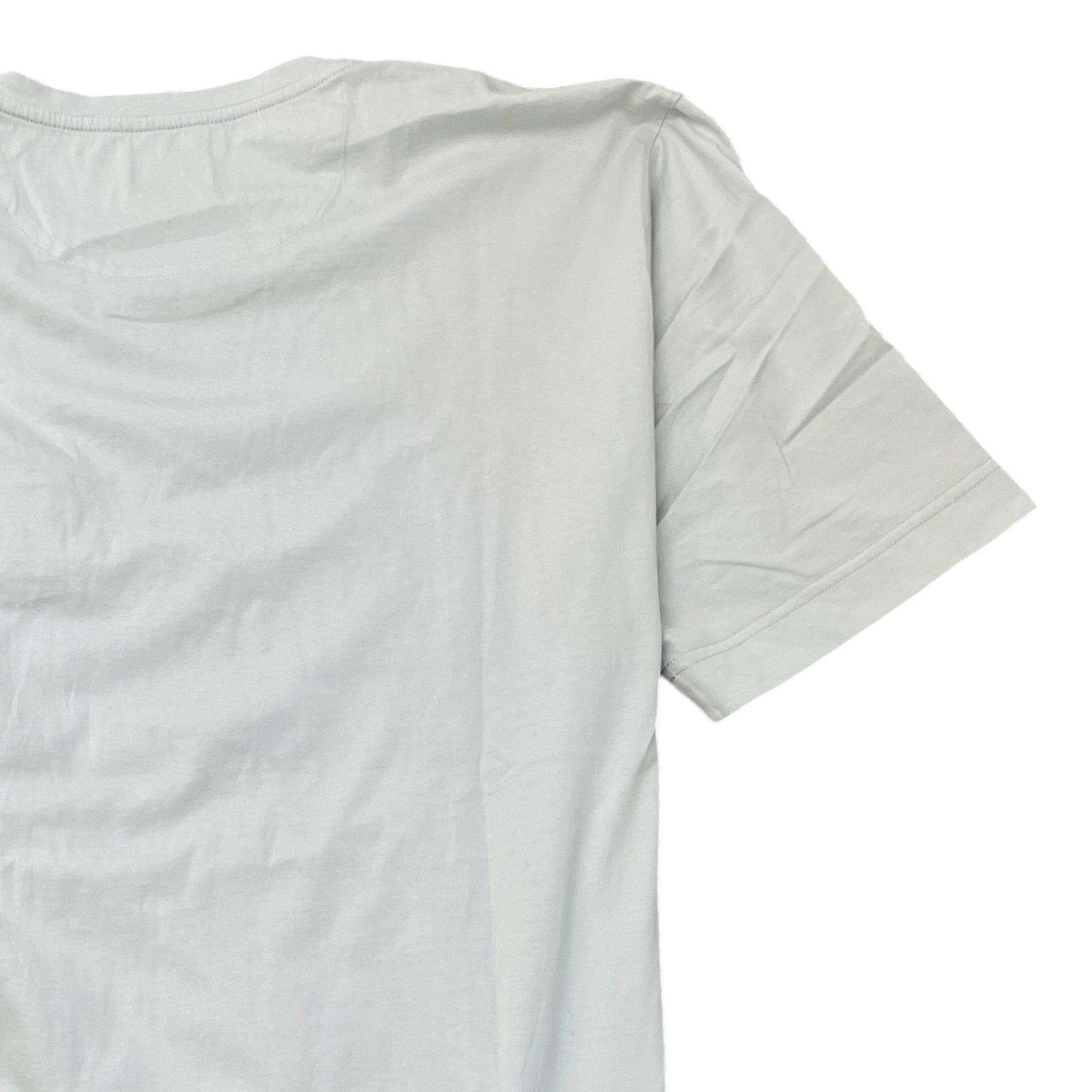 Men's Embroidered Logo T-Shirt Blue Size XXL