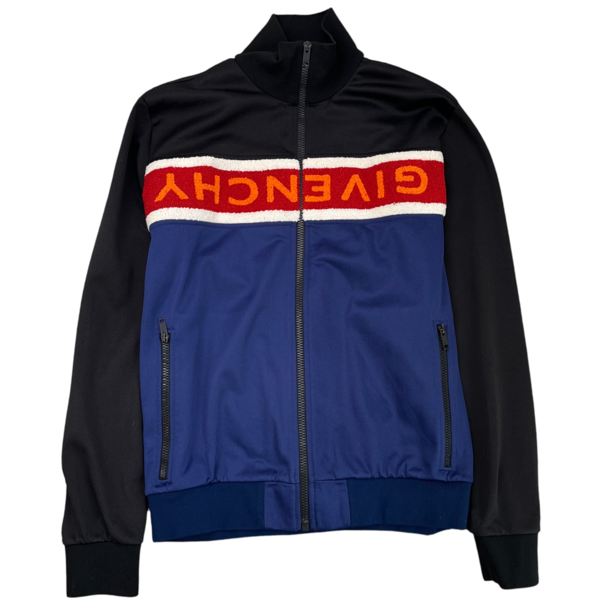 Men's Logo Print Jacket Black Size M