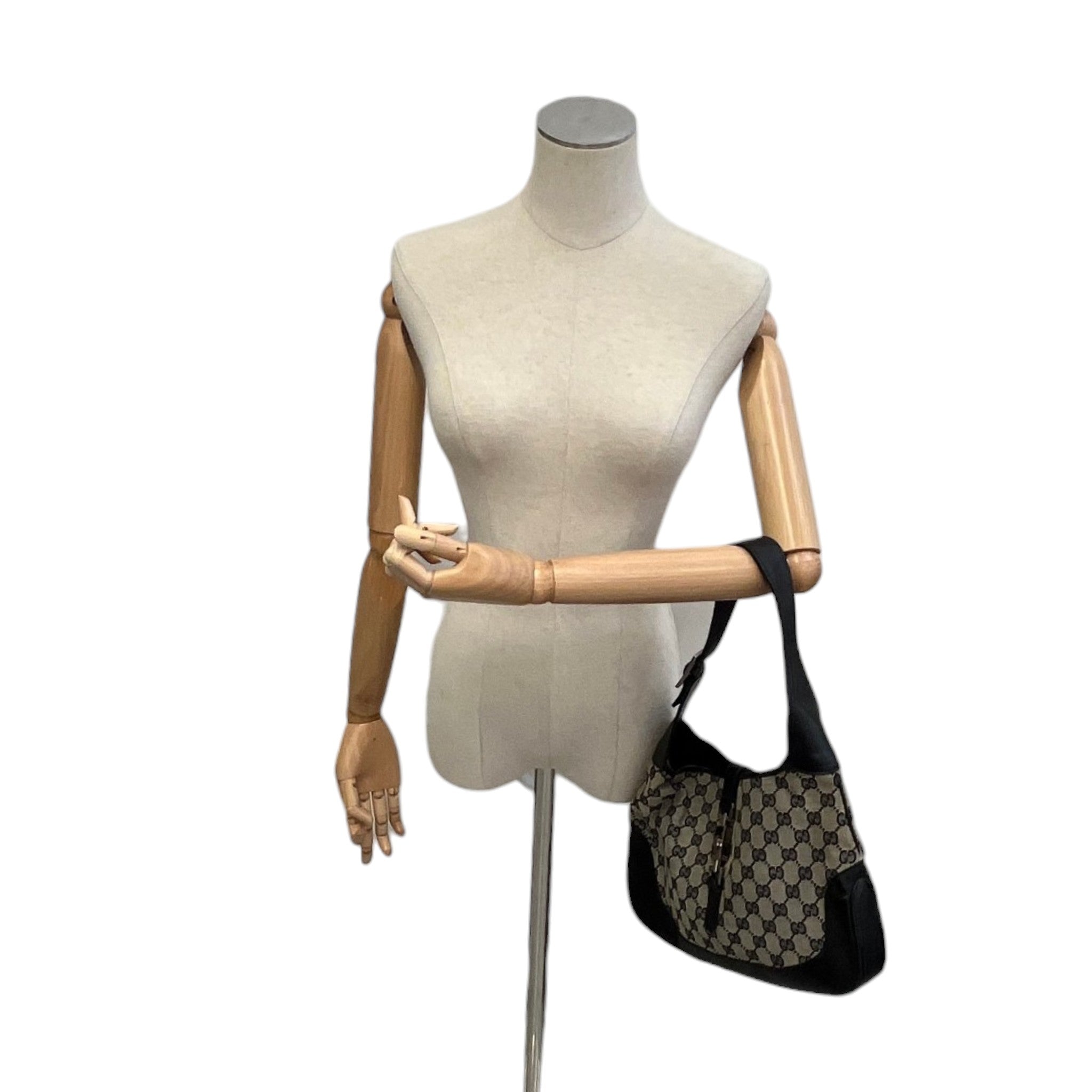 Women's Jackie Hobo Handbag Beige