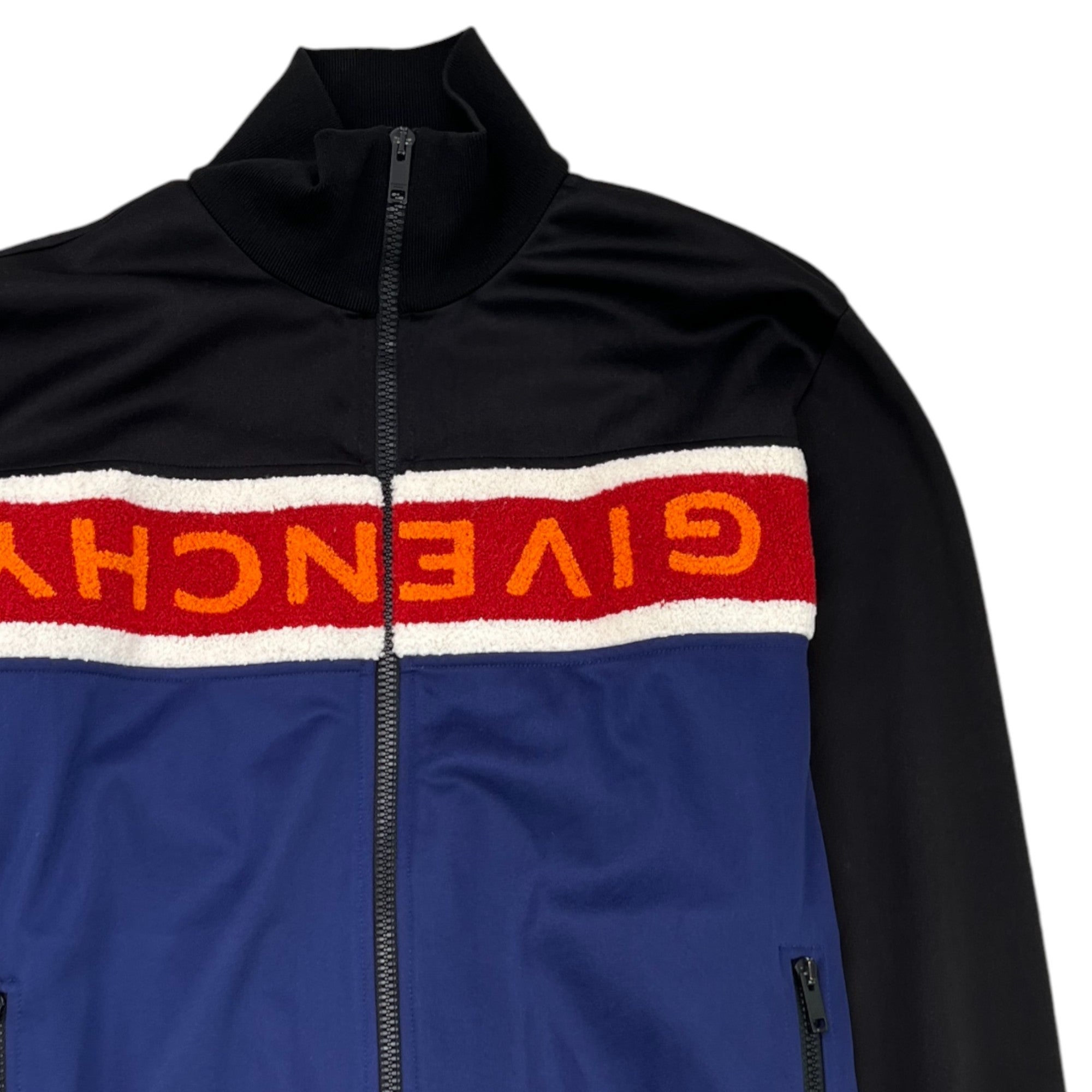 Men's Logo Print Jacket Black Size M