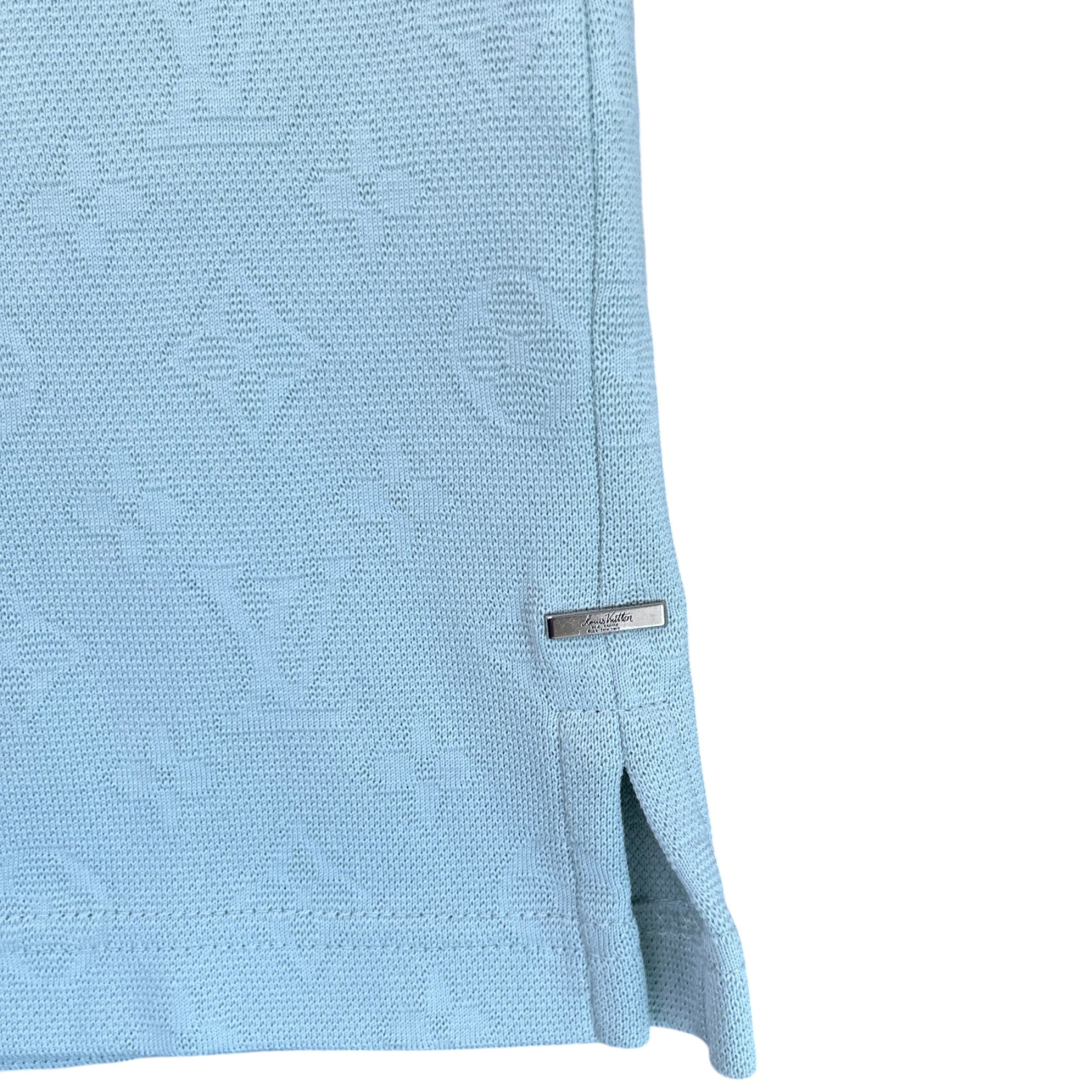 Men's Monogram 3D Pocket T-Shirt Blue Size M
