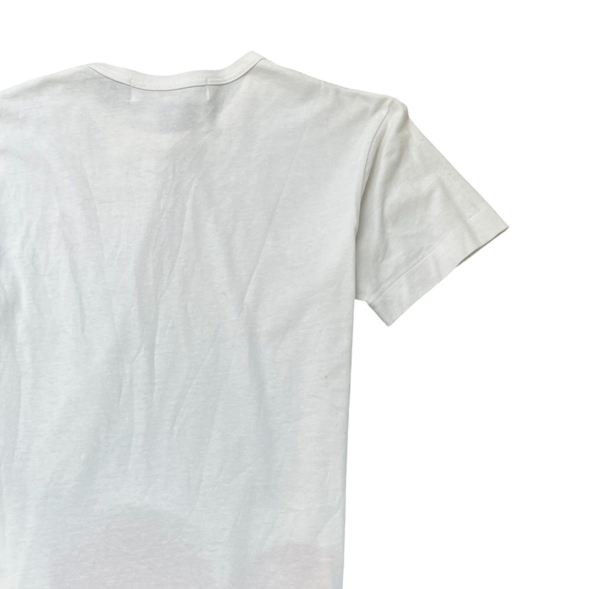 Men's Half Heart Logo T-Shirt White Size M